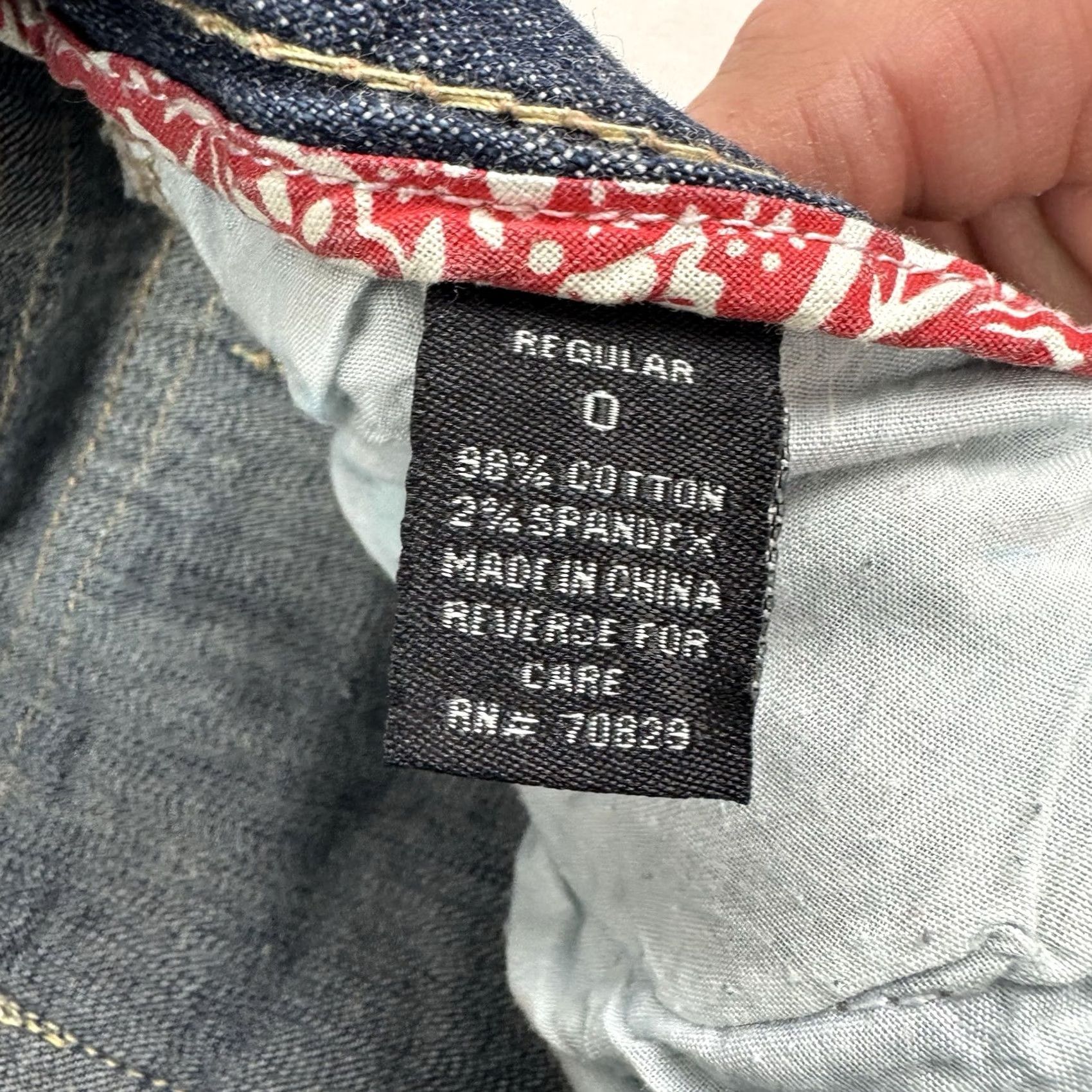Vintage VINTAGE Rue 21 Jeans Womens Size 0 Bootcut Flare Hipster 90s Y2K Punk Blue Denim Cotton Spandex Inseam 32 Size 42" / US 20 - 5 Thumbnail