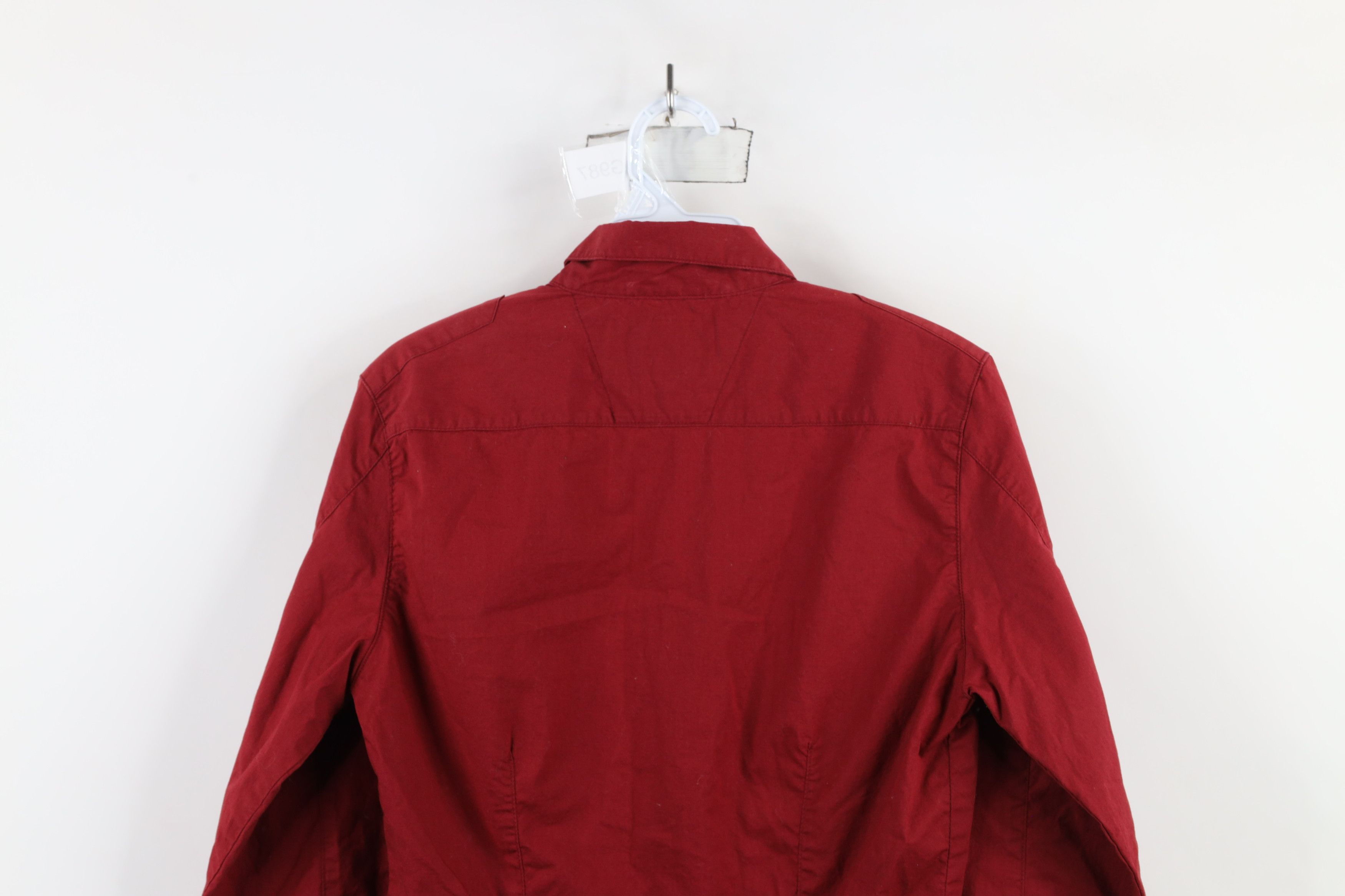 Harley Davidson × Vintage Vintage Harley Davidson Spell Out Collared Button Shirt Red Size S / US 4 / IT 40 - 12 Thumbnail
