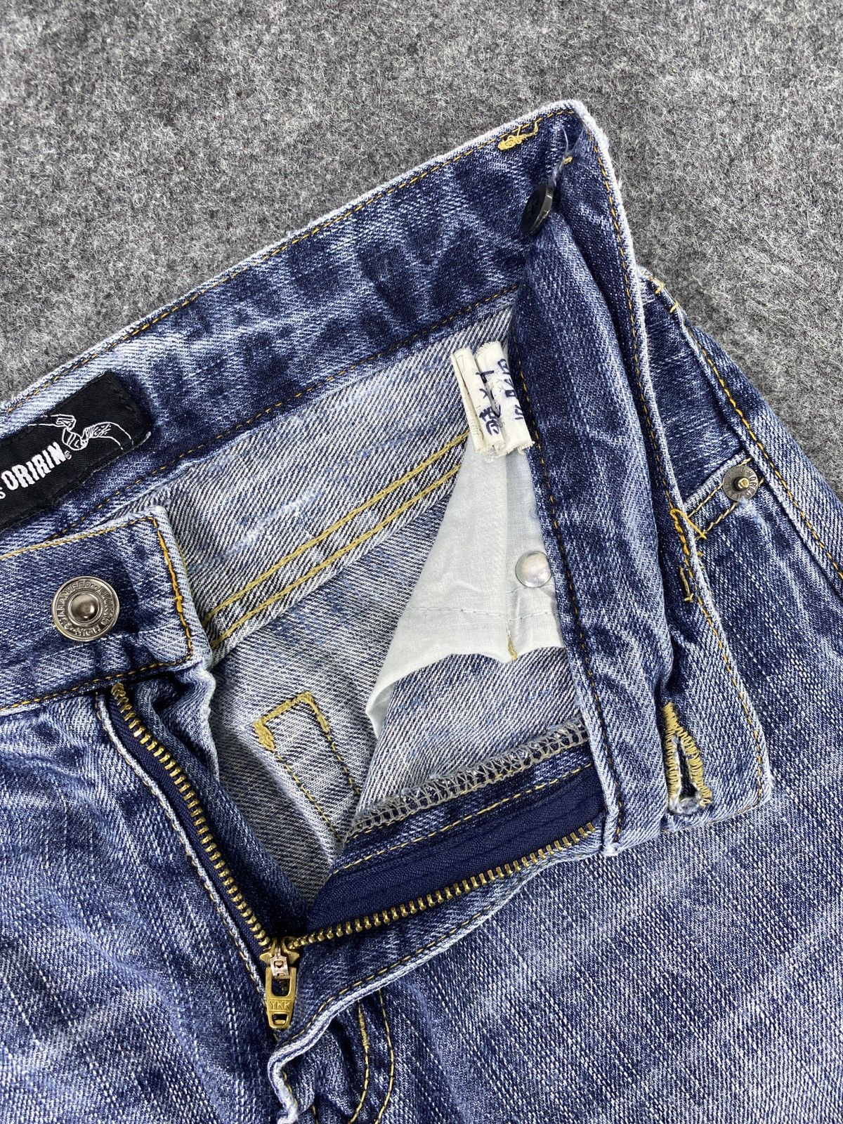 Japanese Brand Oririn Blue Wash Jeans - J1002 Size US 28 / EU 44 - 8 Thumbnail