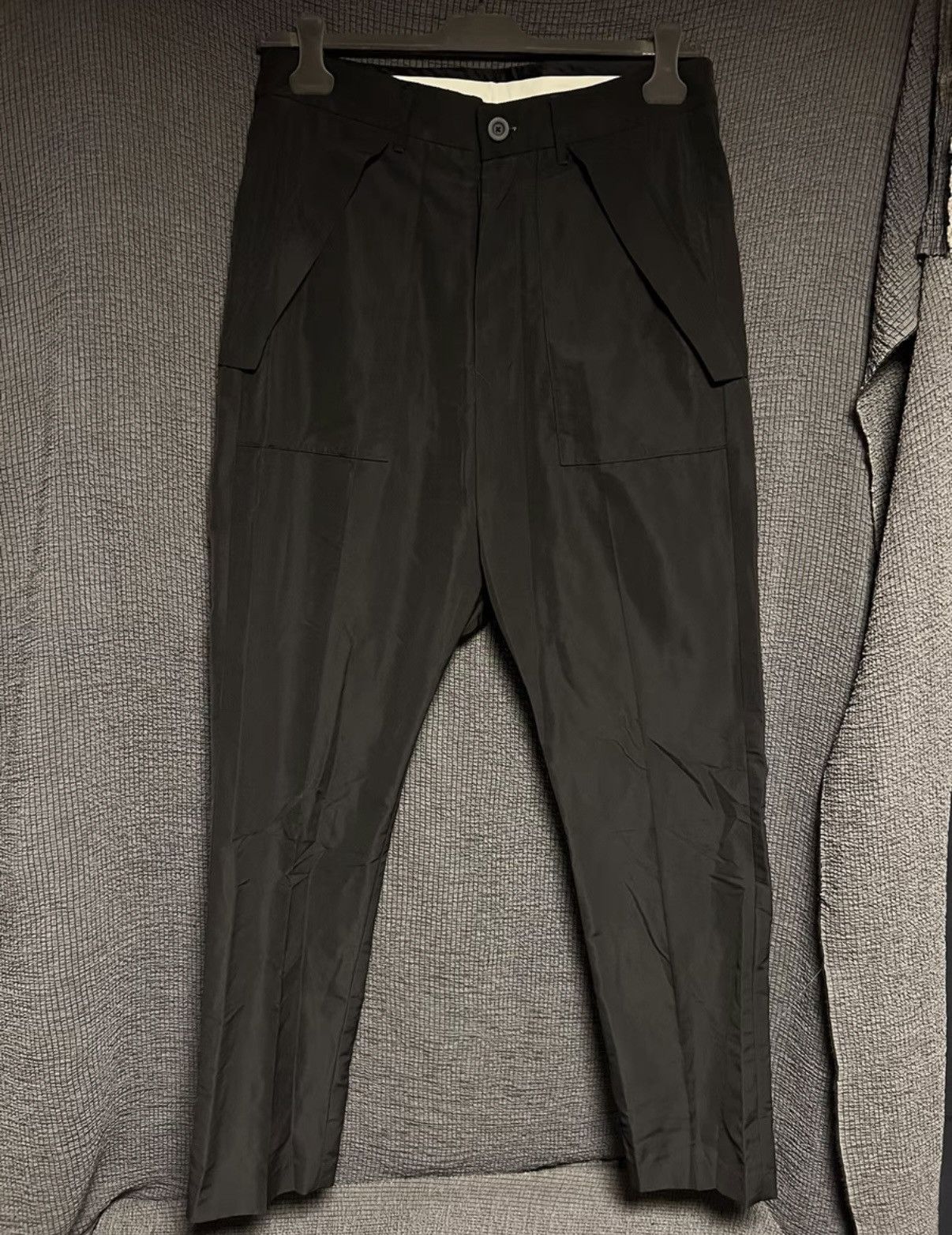 Rick Owens Rick Owens 16SS Mainline High Waist Dropped Crotch Trousers Size US 34 / EU 50 - 1 Thumbnail