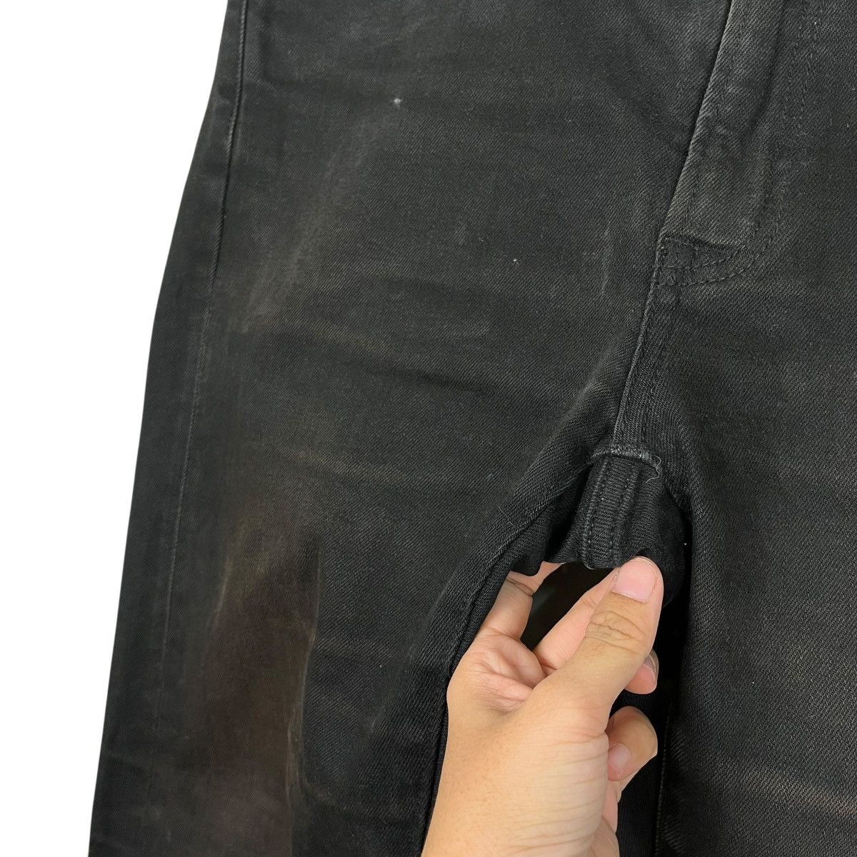 Japanese Brand Vintage Japanese Designer Black Selvedge Denim Size US 36 / EU 52 - 13 Thumbnail