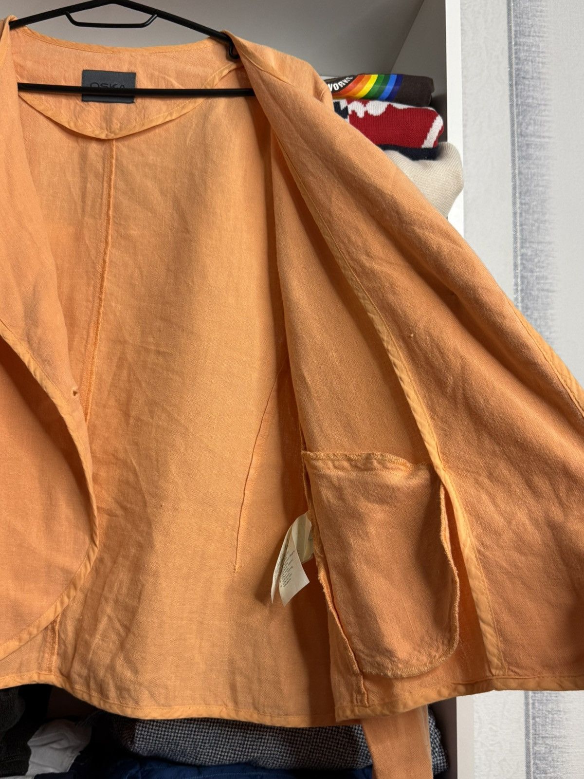 OSKA Oska Peach Linen blazer size 2 Size M / US 6-8 / IT 42-44 - 12 Thumbnail