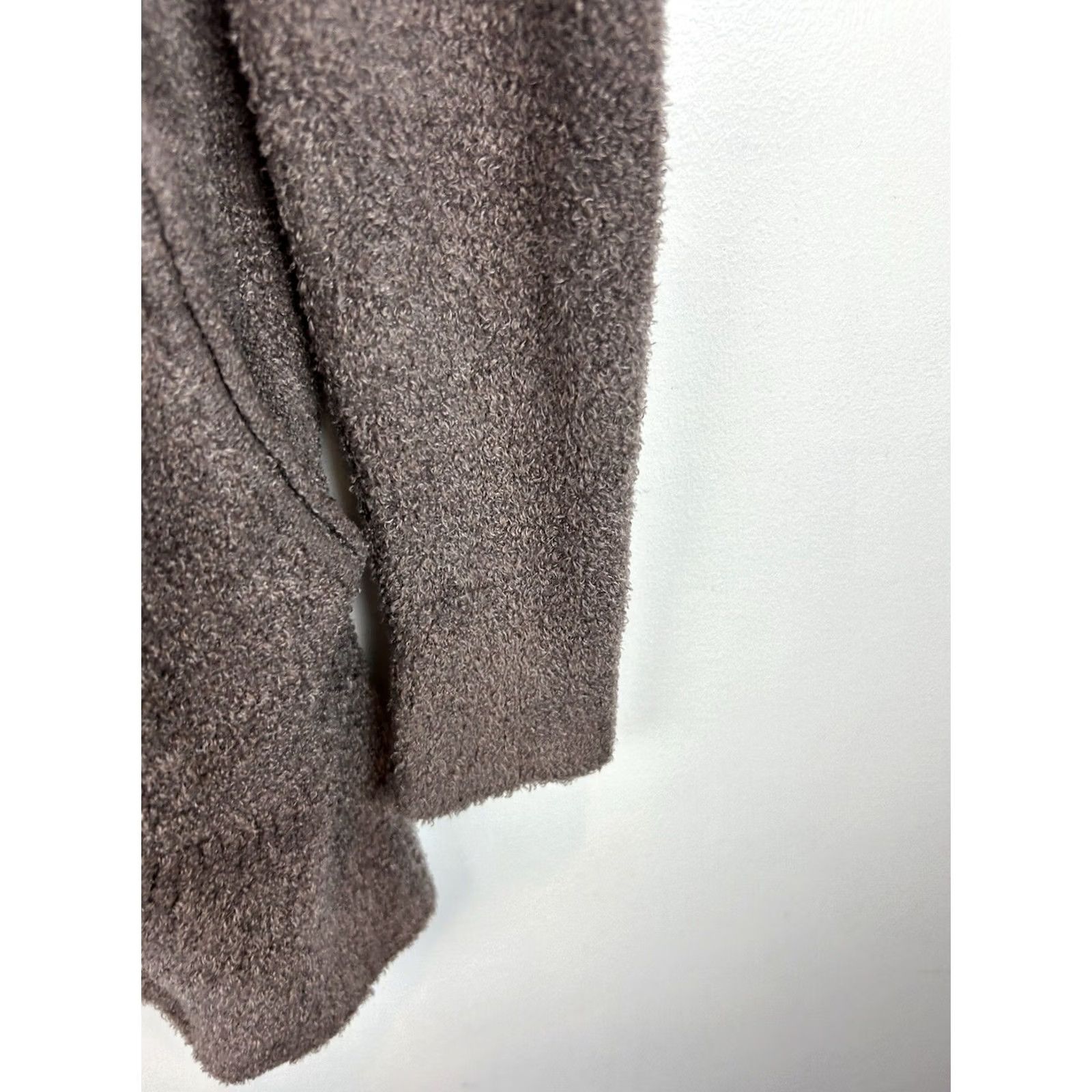 Vintage Barefoot Dreams Cardigan Sweater Womens XS Open Gray Nylon Rayon Regular Long Sleeve Size XS / US 0-2 / IT 36-38 - 6 Thumbnail