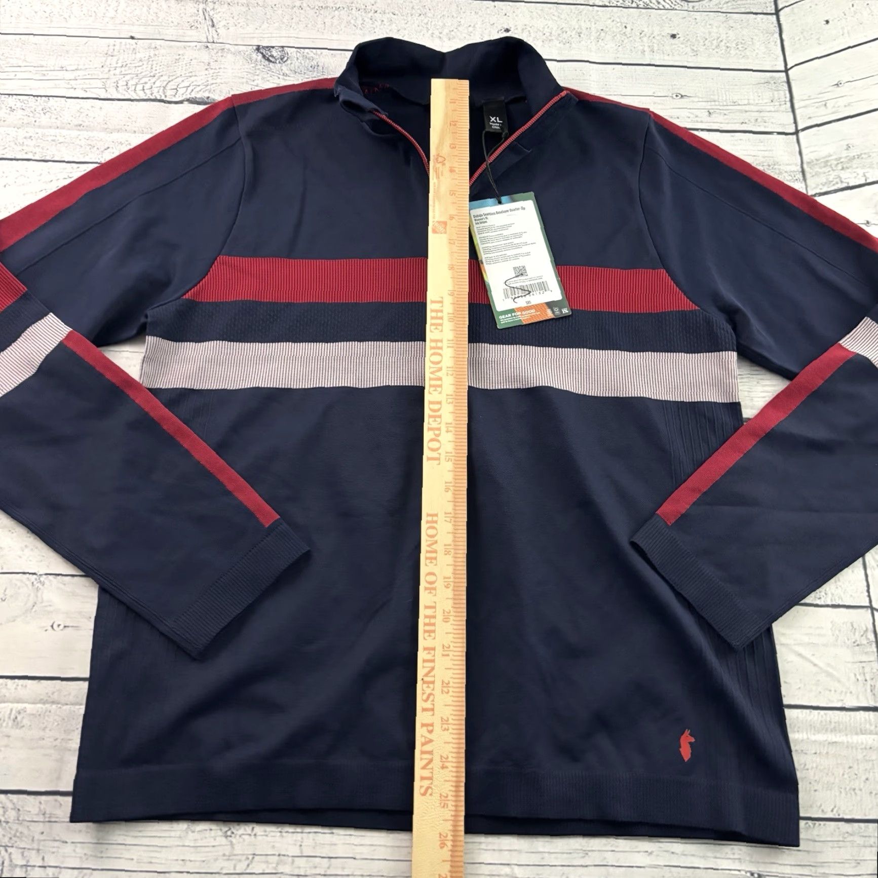 Cotopaxi VINTAGE Cotopaxi Debajo Seamless Baselayer 1/4 Zip Women's XL Ink Stripes 85 Shirt Womens XL Ink Stripes Cotopaxi Baselayer 1/4 Zip Blue 1990s? Size ONE SIZE - 5 Thumbnail