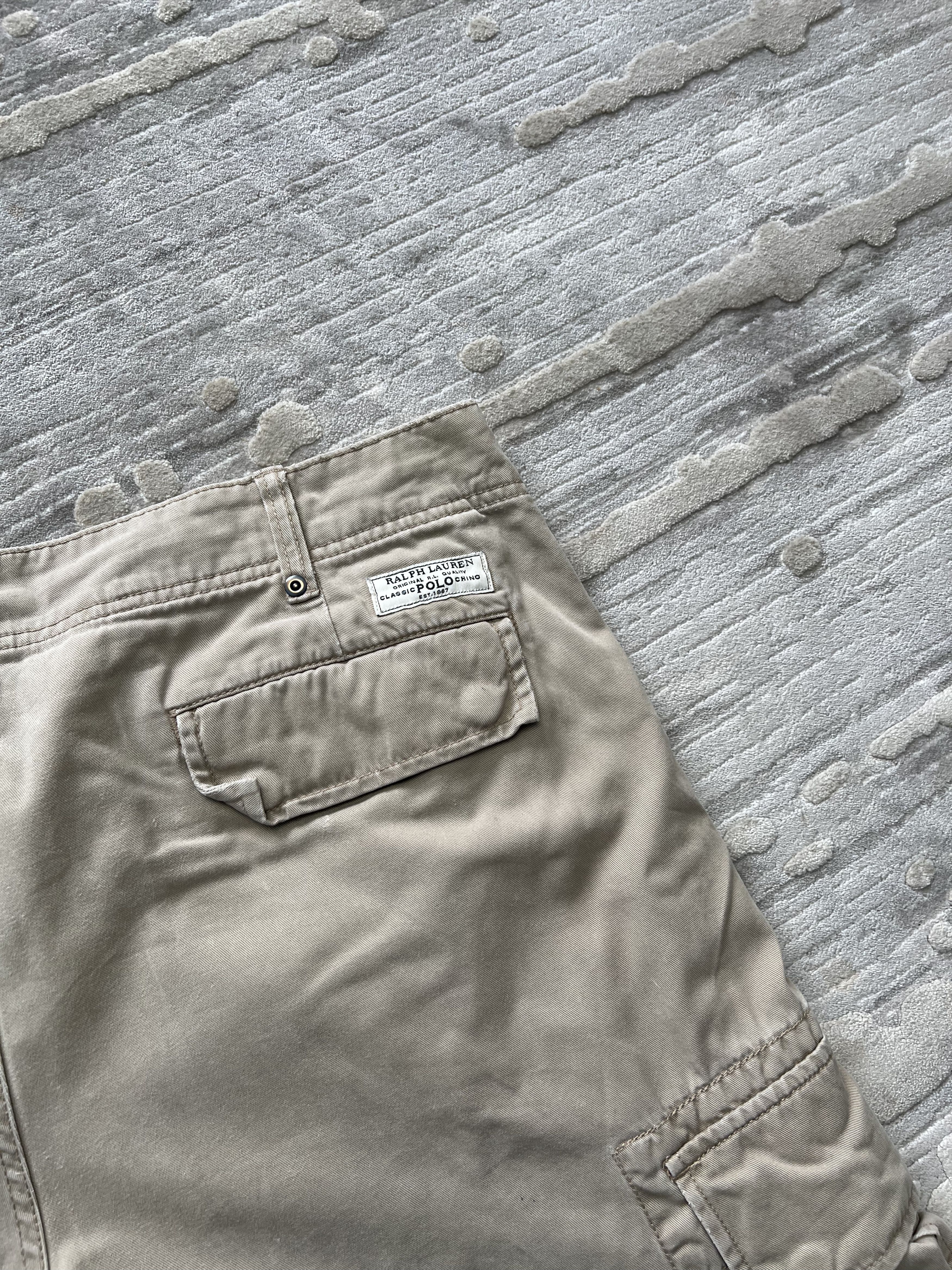 Polo Ralph Lauren Polo Ralph Lauren shorts beige vintage rare streetwear hype Size US 38 / EU 54 - 4 Thumbnail