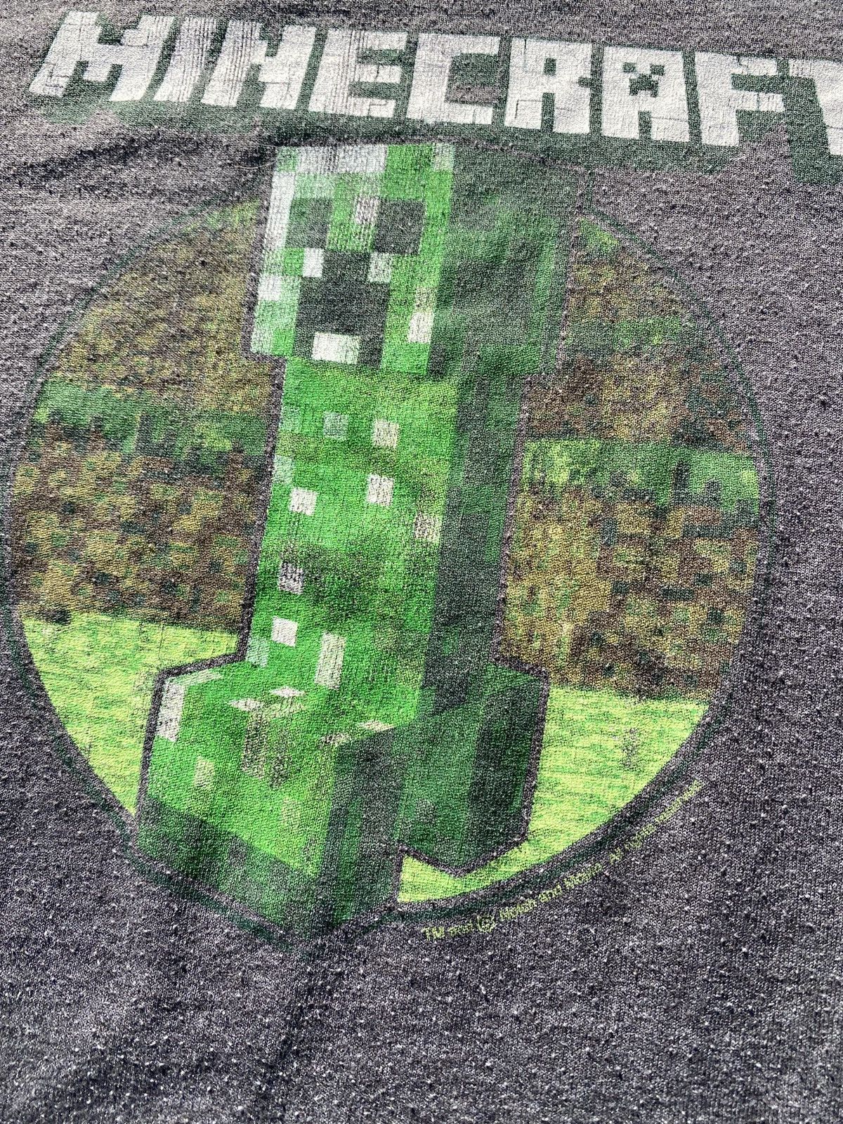 Vintage Crazy essential Y2k video game minecraft creeper shirt Size US S / EU 44-46 / 1 - 2 Thumbnail