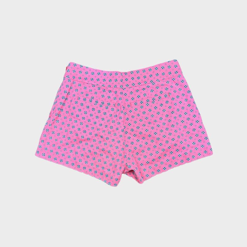 J.Crew J. Crew Pleated Floral Foulard Shorts | Neon Pink | Size 2 Size 26" / US 2 / IT 38 - 6 Thumbnail
