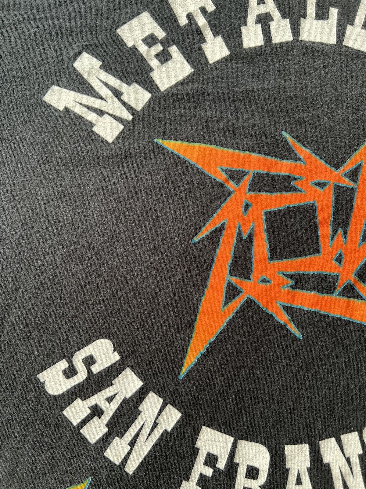 Band Tees Vintage 1996 Metallica San Francisco 15 Years Flame Long Size US L / EU 52-54 / 3 - 18 Thumbnail