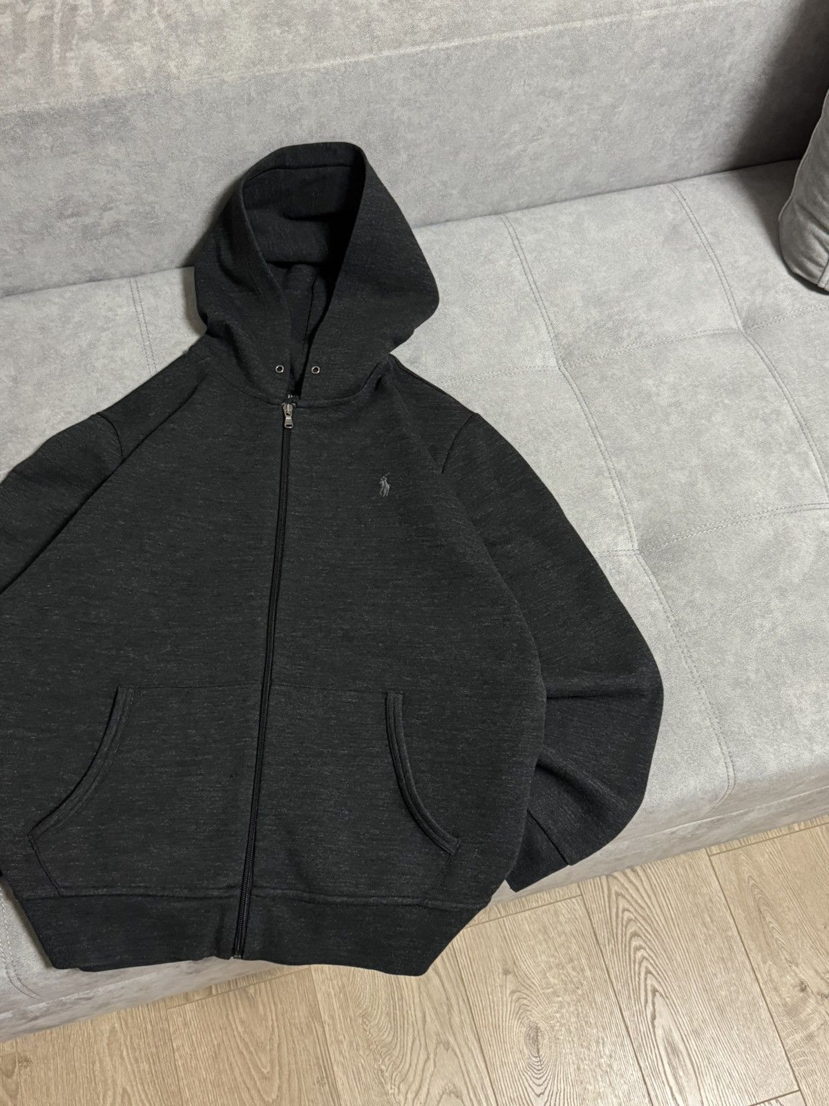 Polo Ralph Lauren × Vintage Polo Ralph Lauren gray zip hoodie men’s size L Xl Size US XL / EU 56 / 4 - 5 Thumbnail