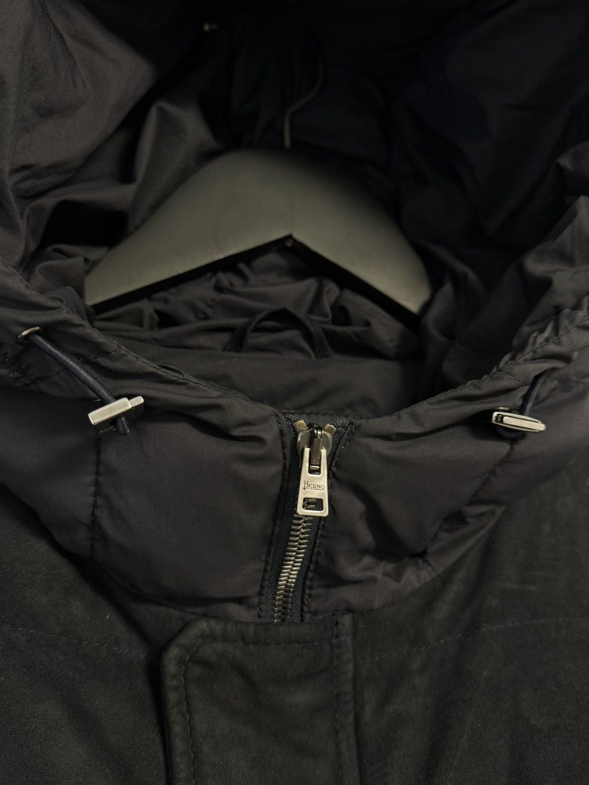Herno Herno Black Down Puffer Jacket Hooded Nylon Coat Men’s 54 Size US XL / EU 56 / 4 - 7 Thumbnail