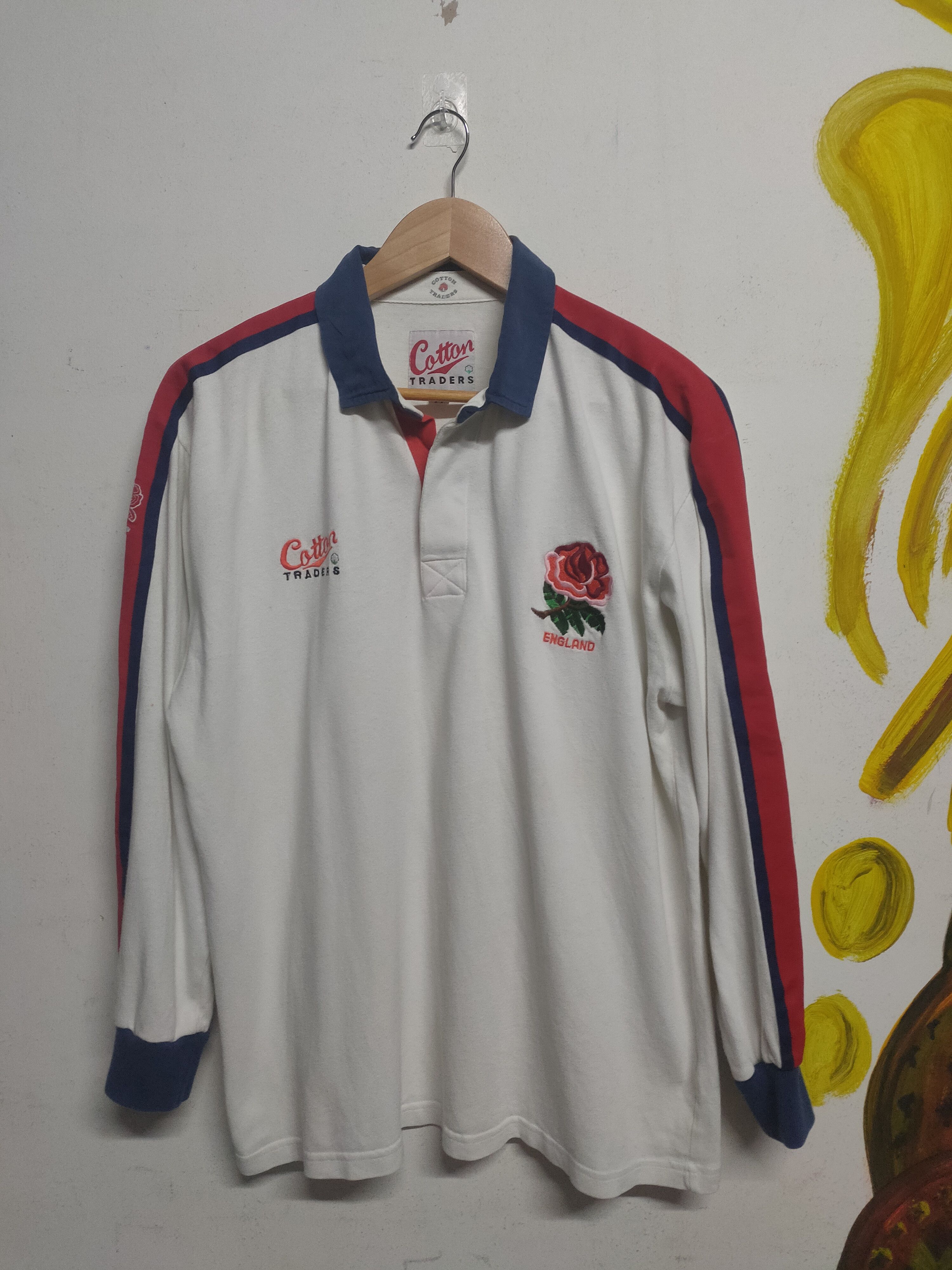 Cotton Traders Vintage England rugby rugby shirt Size US M / EU 48-50 / 2 - 3 Thumbnail