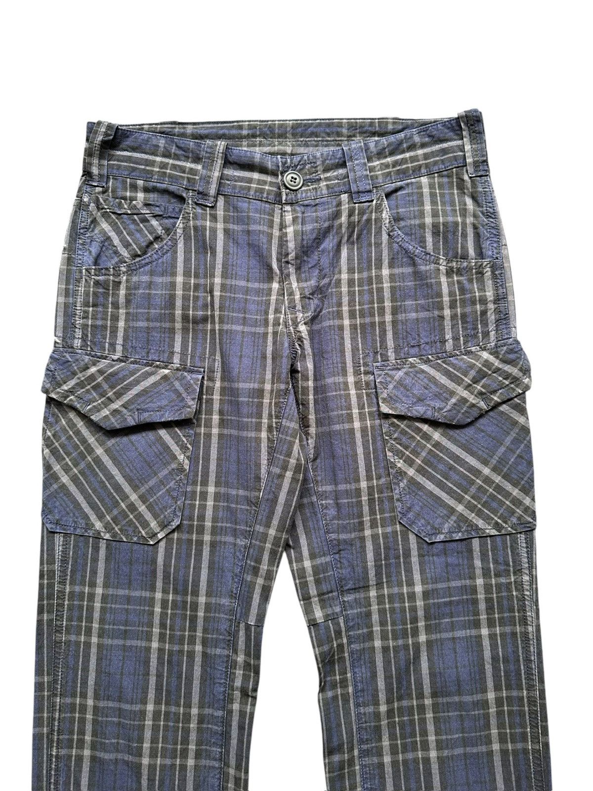 KOJIMA GENES 00's Bartack Japan Kojima Made cargo plaid pant Size US 32 / EU 48 - 3 Thumbnail