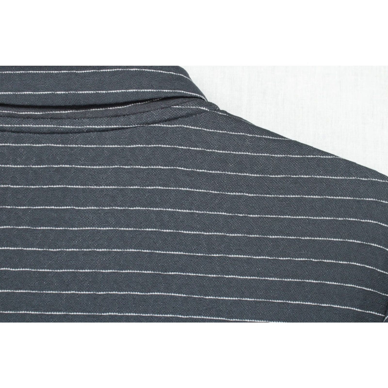 Nike Nike Polo Shirt Women L Gray Striped Golf Fit Dry Long Sleeve Collared EUC Size L / US 10 / IT 46 - 6 Thumbnail