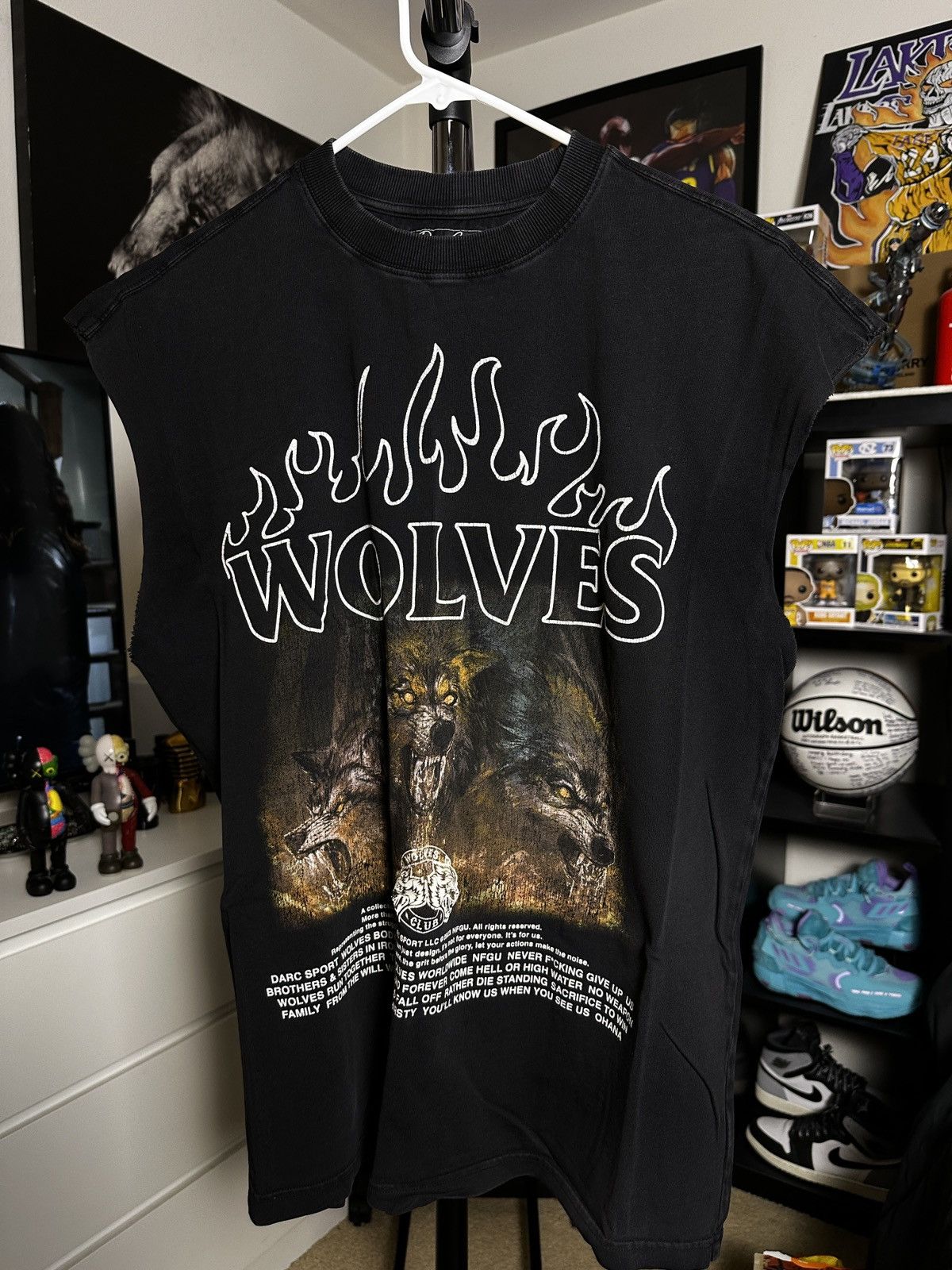 Darc Sport Darc Sport Wolves Cut Off Tee Size US L / EU 52-54 / 3 - 1 Thumbnail