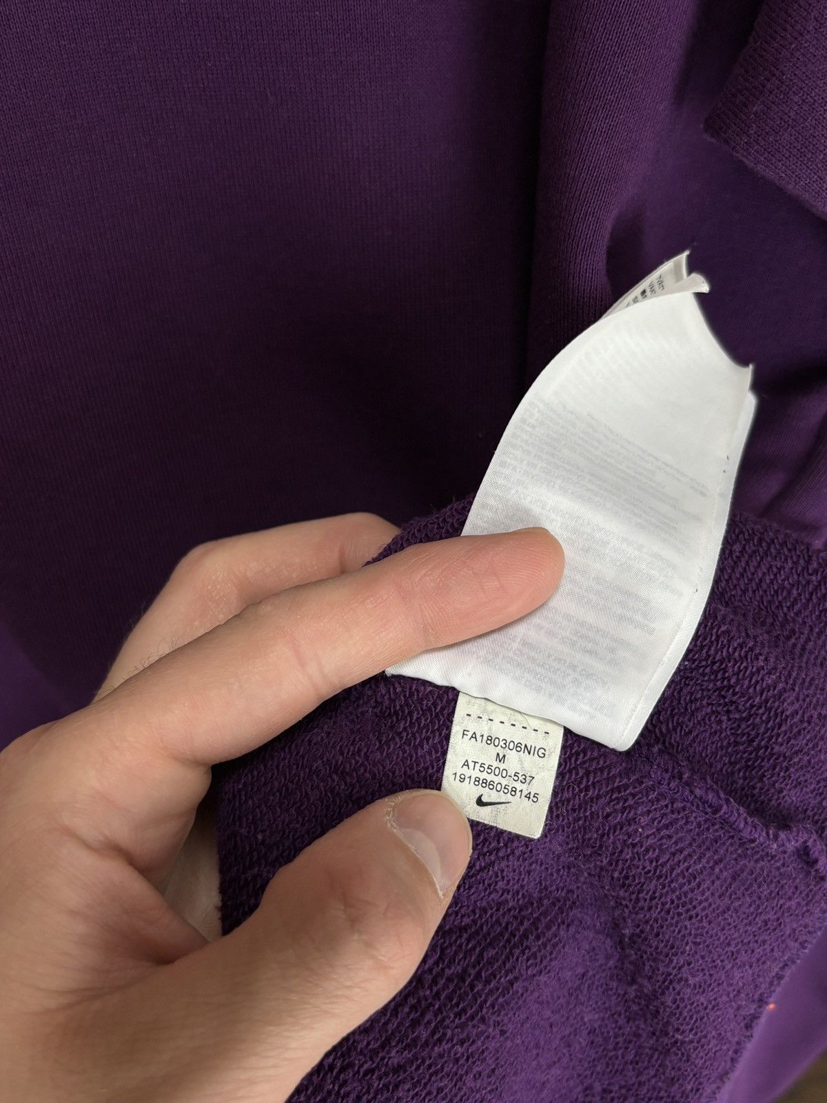 Nike × Nike ACG Nike ACG Purple Hoodie Size US M / EU 48-50 / 2 - 10 Thumbnail