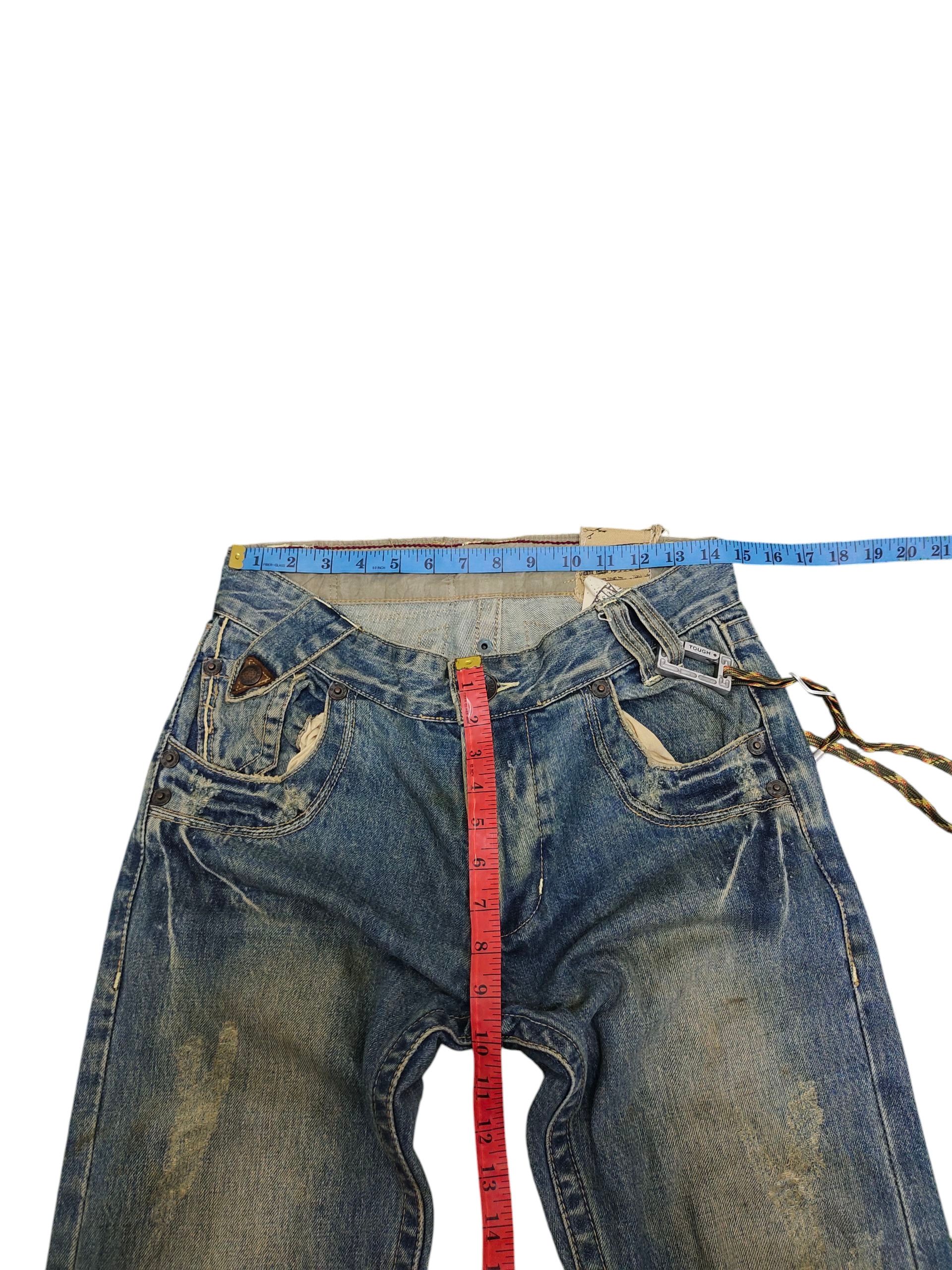 Undercover Tough Chatham Rusty Clawmark Distress Denim Jeans Size US 30 / EU 46 - 16 Thumbnail