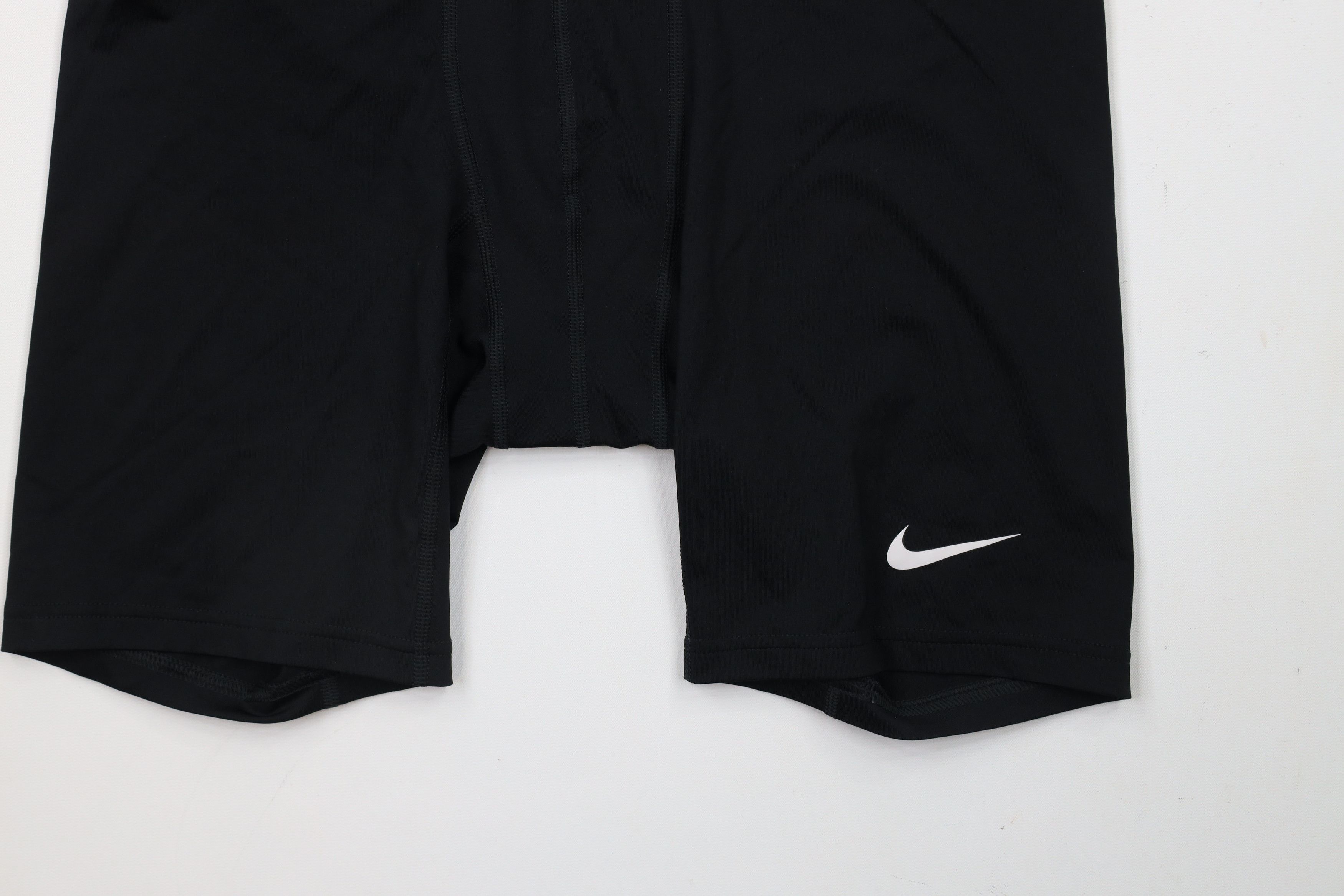 Nike × Vintage Nike Spandex Training Gym Running Half Tights Shorts Black Size US 40 / EU 56 - 4 Thumbnail