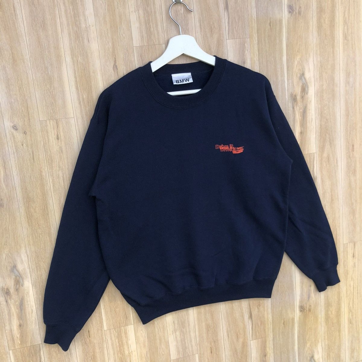 BMW Vintage BMW Sweatshirt Drive it Racing Crewneck Size US M / EU 48-50 / 2 - 2 Thumbnail