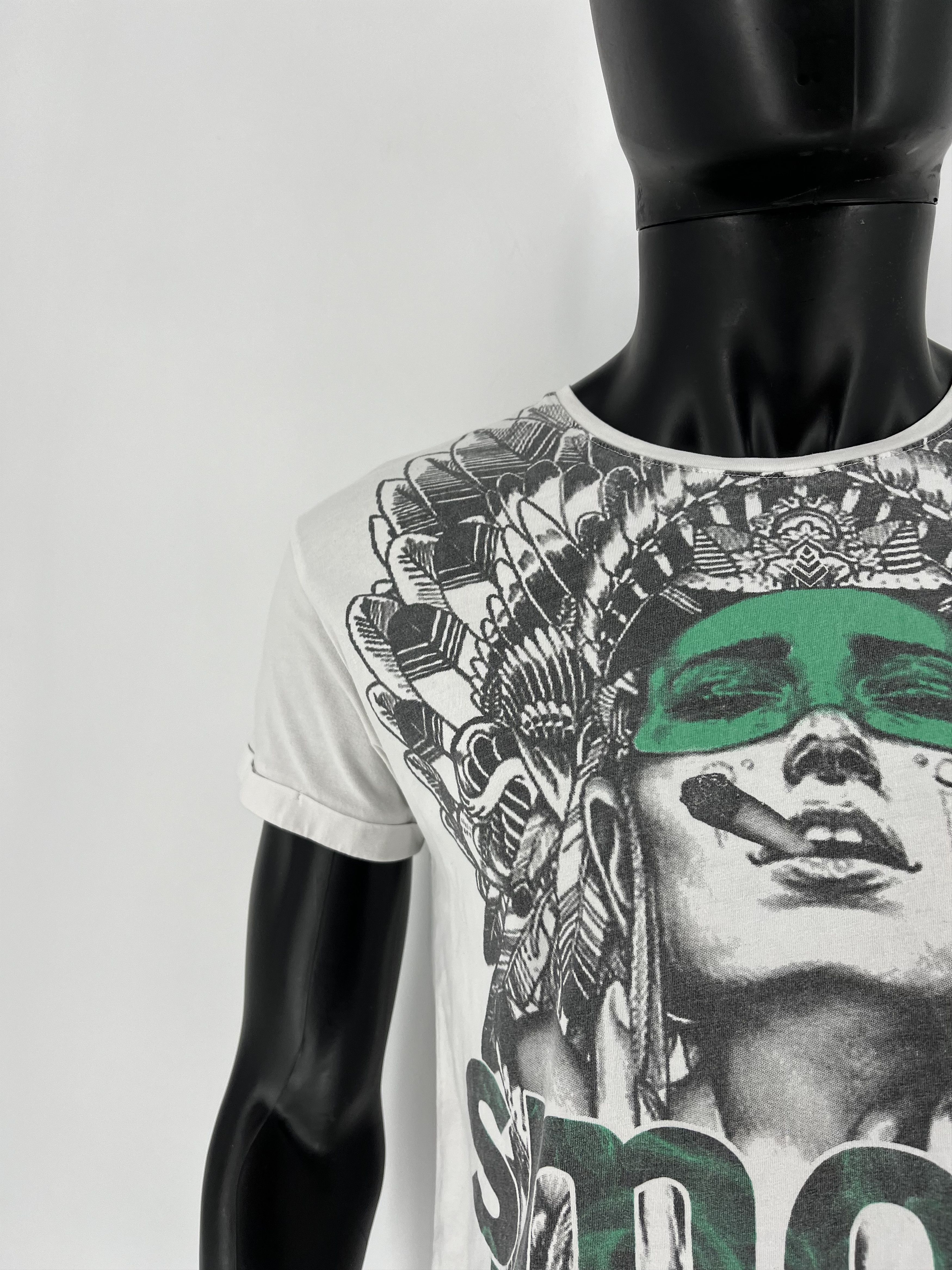 Band Tees × Vintage Vintage 90s Buds Smoke Weed Rasta Drugs Tee Dope Cannabis Size US M / EU 48-50 / 2 - 6 Thumbnail