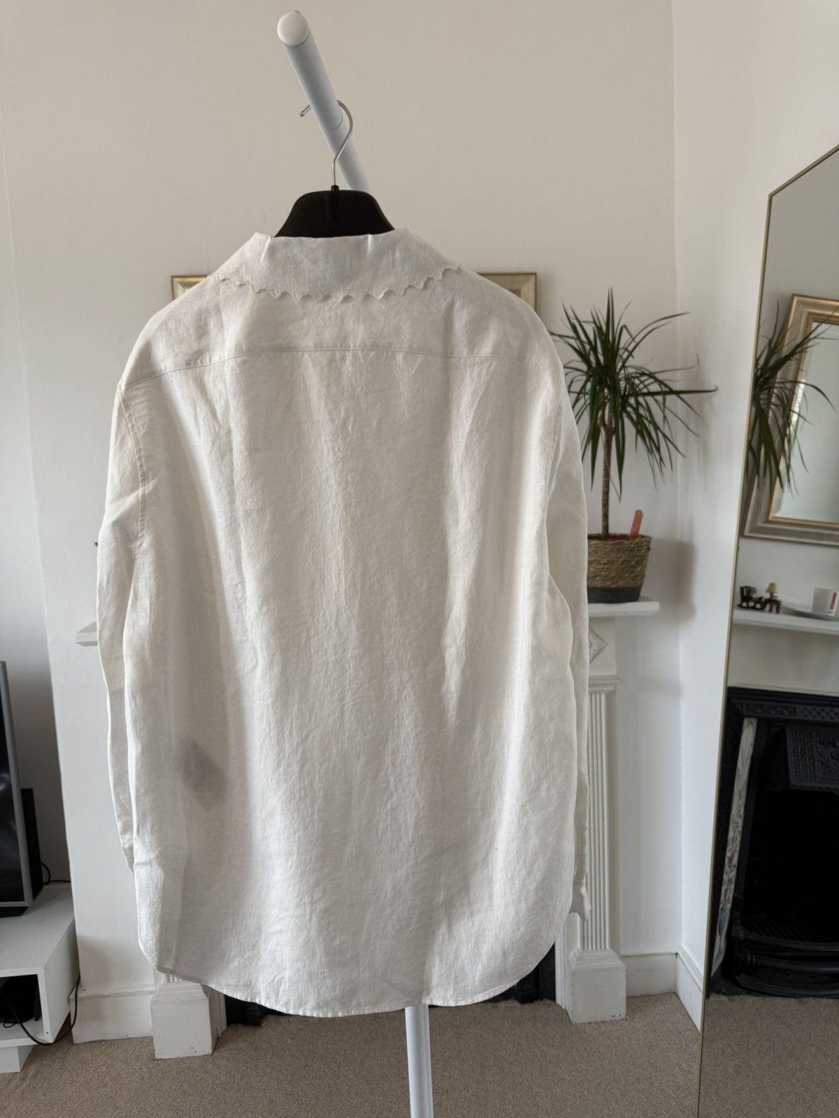 Saint Laurent Paris SS22 Saint Laurent Tunique Bordure Linen Shirt Size US M / EU 48-50 / 2 - 3 Thumbnail