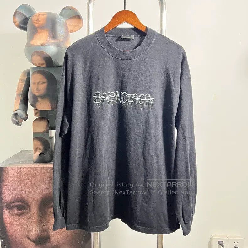 Balenciaga Balenciaga Gel Long Sleeve Size L / US 10 / IT 46 - 1 Thumbnail