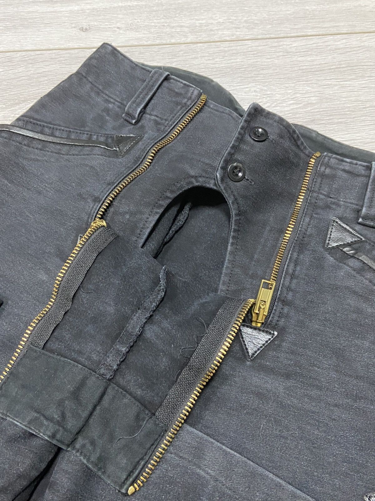 Designer × Vintage Designer vintage JOB double zip vintage unusual pants wide Size US 34 / EU 50 - 4 Thumbnail