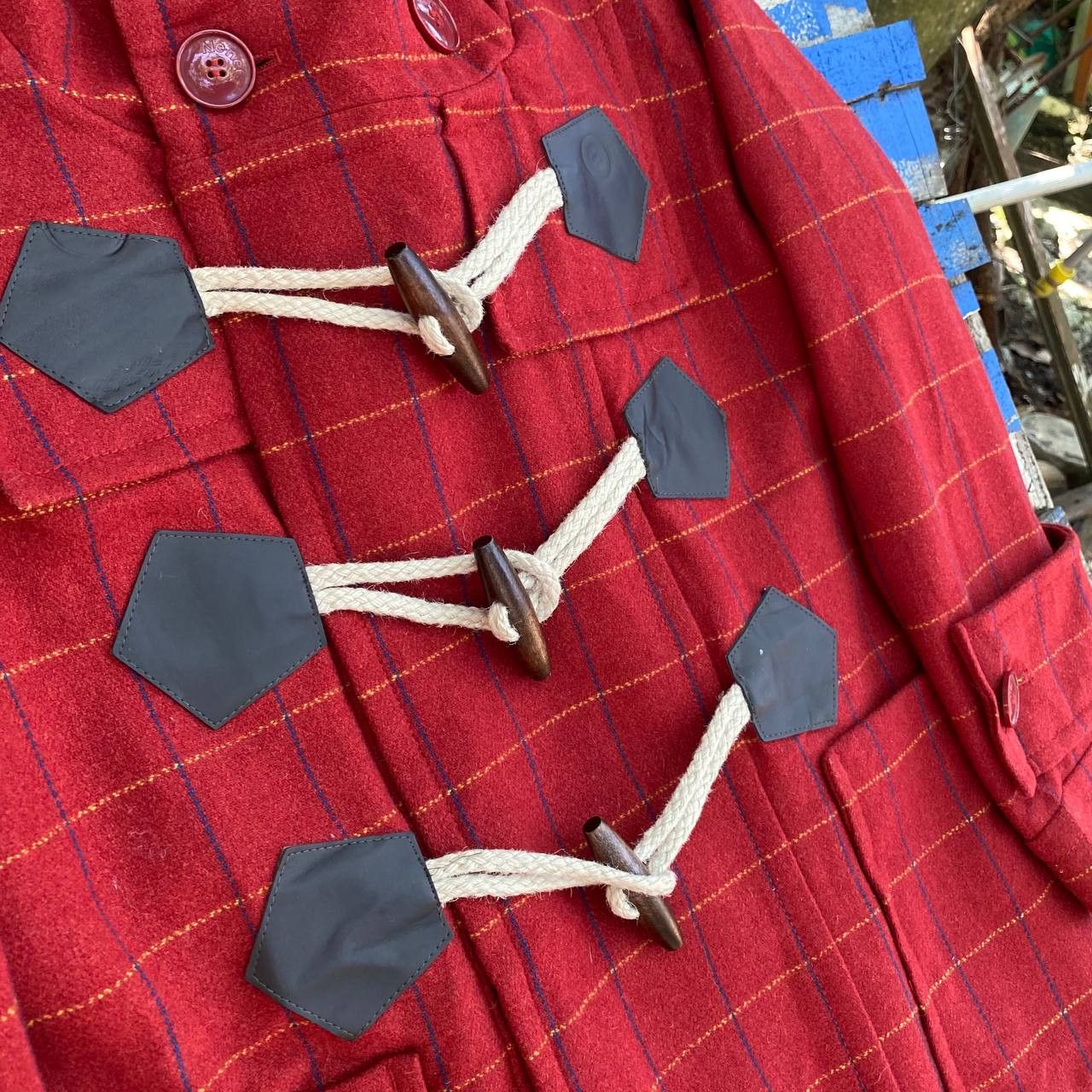Issey Miyake × Ne-Net × Vintage Vintage Ne-Net By Issey Miyake Wool Duffle Long Jacket Size US L / EU 52-54 / 3 - 7 Thumbnail