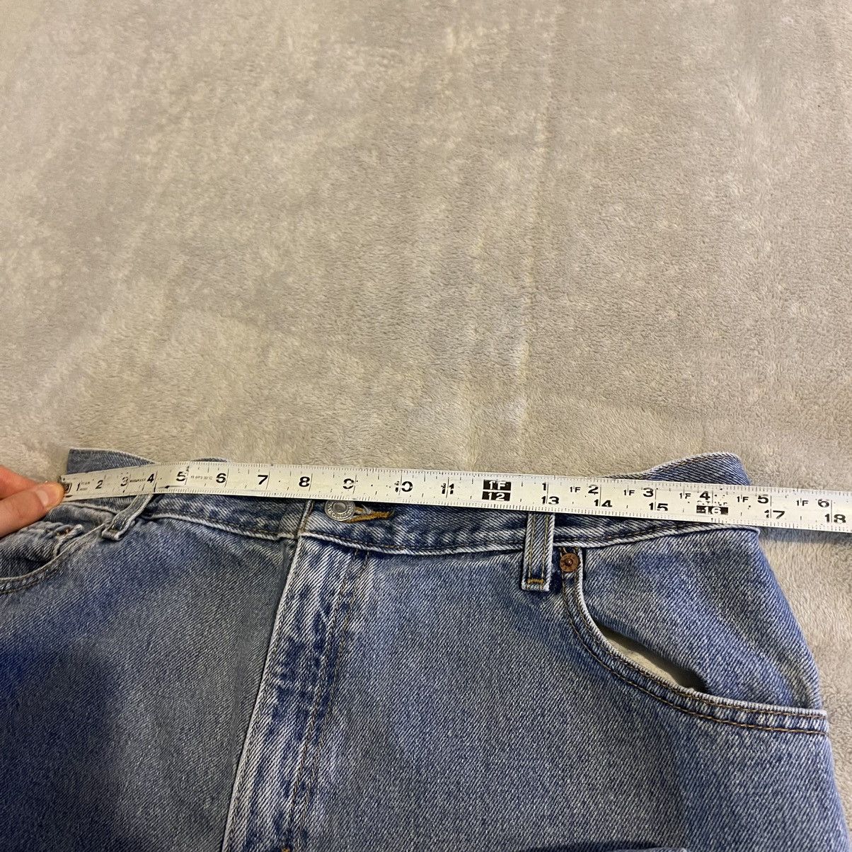 Levi's Vintage Levi's 550 Jeans Women 16 Blue Relaxed Fit Tapered Size 33" - 5 Thumbnail
