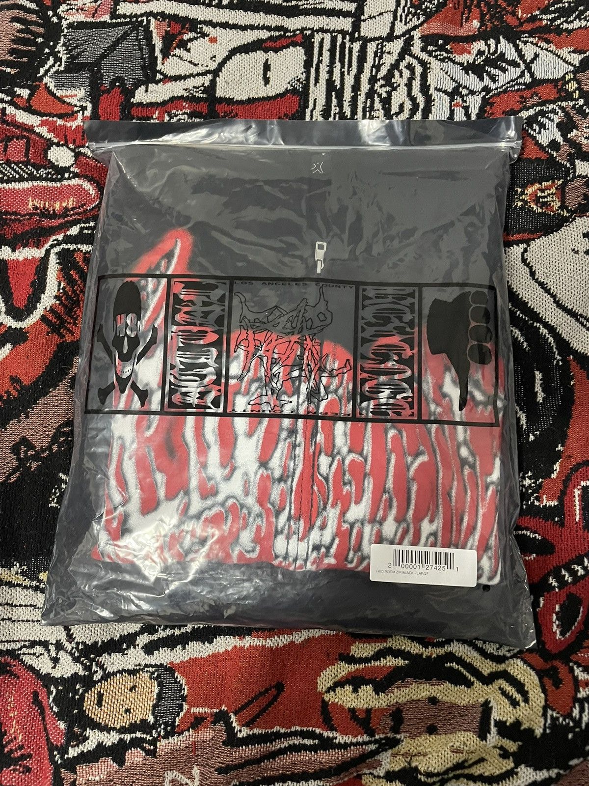 Revenge Revenge x Actual Hate - Red Room Zip Up hoodie Size US L / EU 52-54 / 3 - 1 Thumbnail