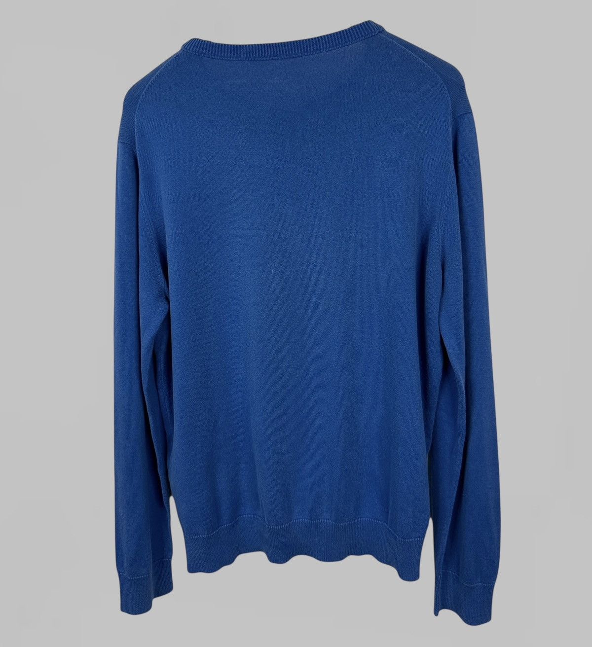 Louis Vuitton LOUIS VUITTON BLUE SPELLOUT SWEATER SIZE L Size US L / EU 52-54 / 3 - 4 Thumbnail