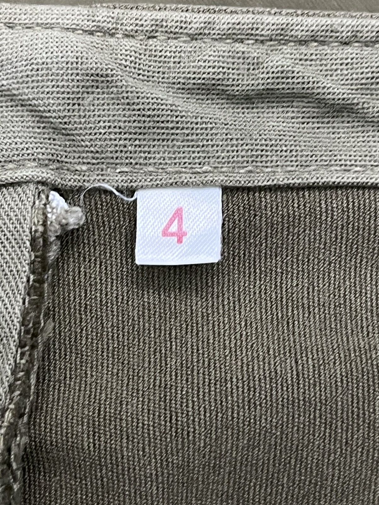 HOLLYWOOD RANCH MARKET HR MARKET Comfort Stretch Ctn Olive Drawstring Cargo Pants. Size US 34 / EU 50 - 7 Thumbnail