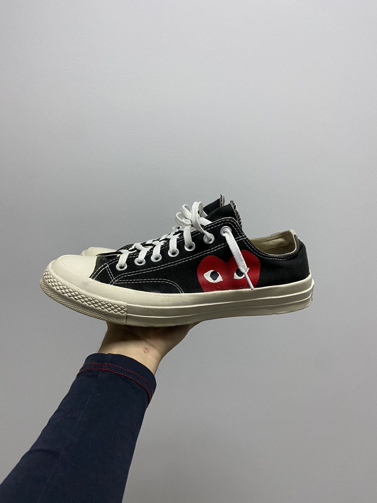 Comme des Garcons PLAY × Converse × Vintage Play Come Des Garcons x Converse Vintage Low Top Size US 9 / EU 42 - 3 Thumbnail