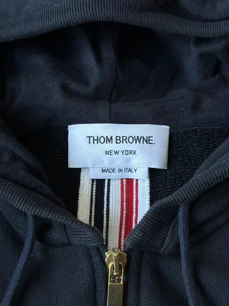 Thom Browne Thom Browne Colored zipper hoodie on the back 2503-Nextarro Size US M / EU 48-50 / 2 - 3 Thumbnail