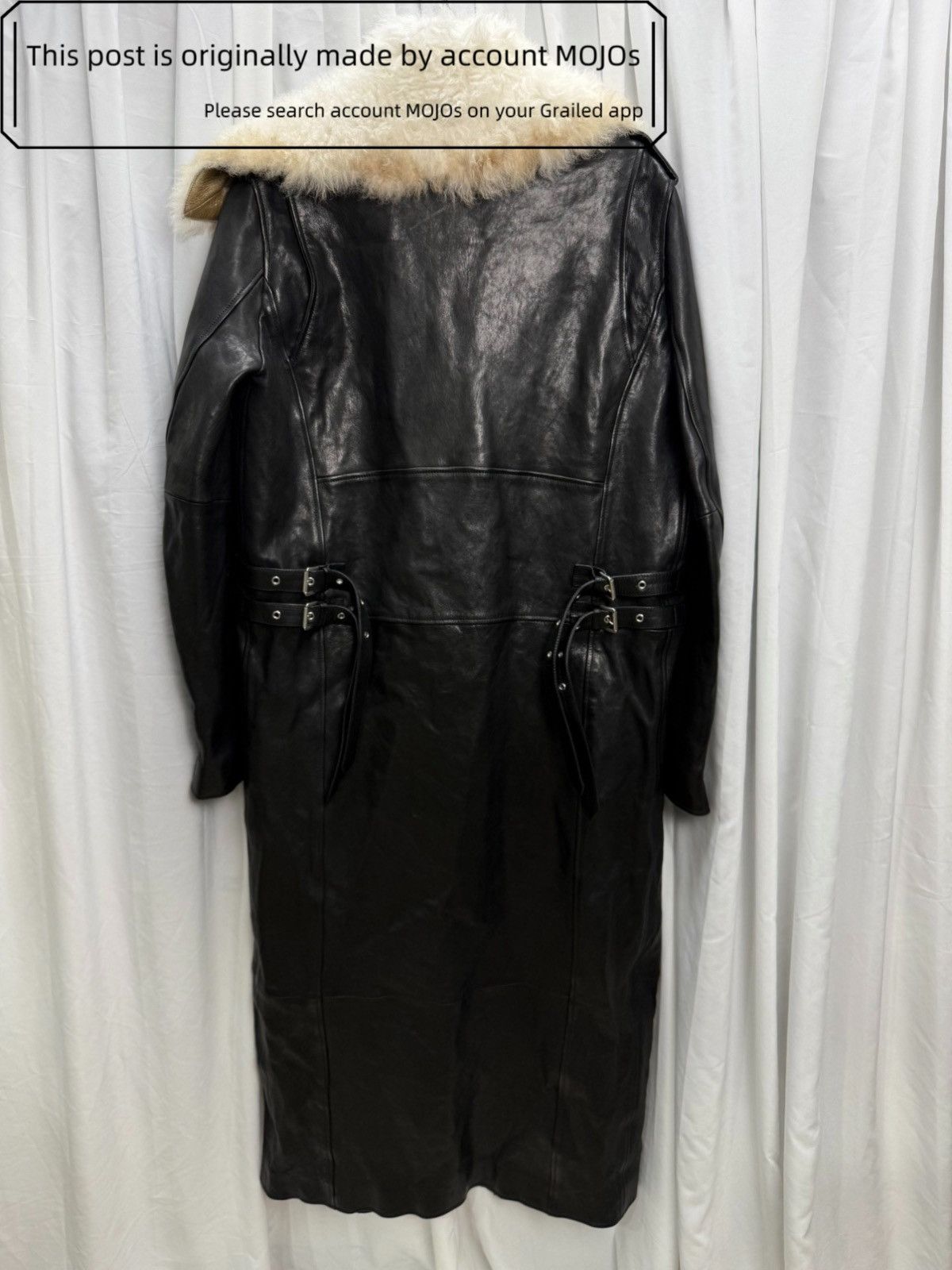 Ann Demeulemeester Sz 48 Ann Demeulemeester 24AW Leather Fur Rider Coat mojos70 Size US M / EU 48-50 / 2 - 5 Thumbnail