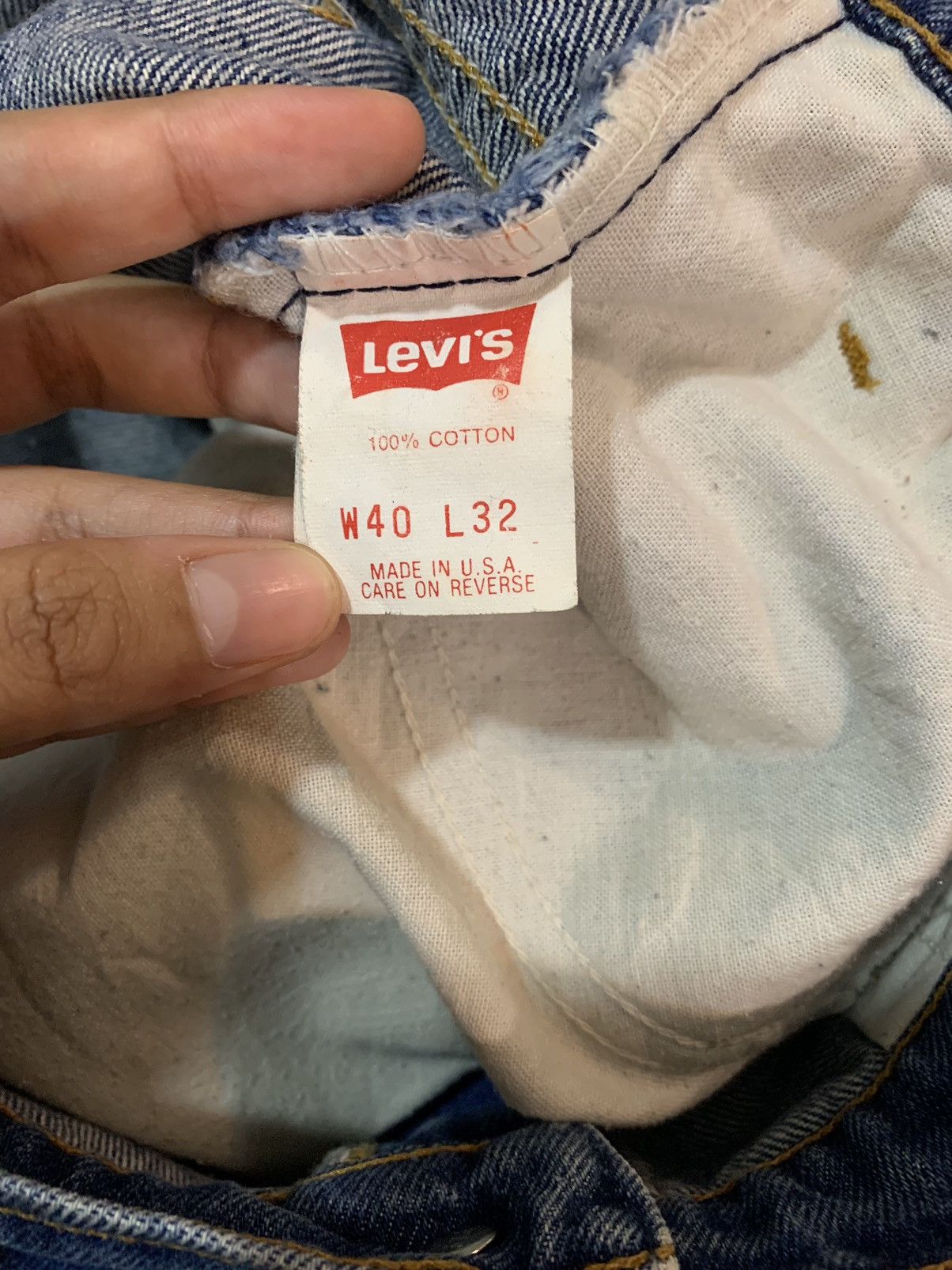 Levi's × Vintage Vintage 90s Levi's 517 Orange Tab Bootcut Size US 40 / EU 56 - 10 Thumbnail