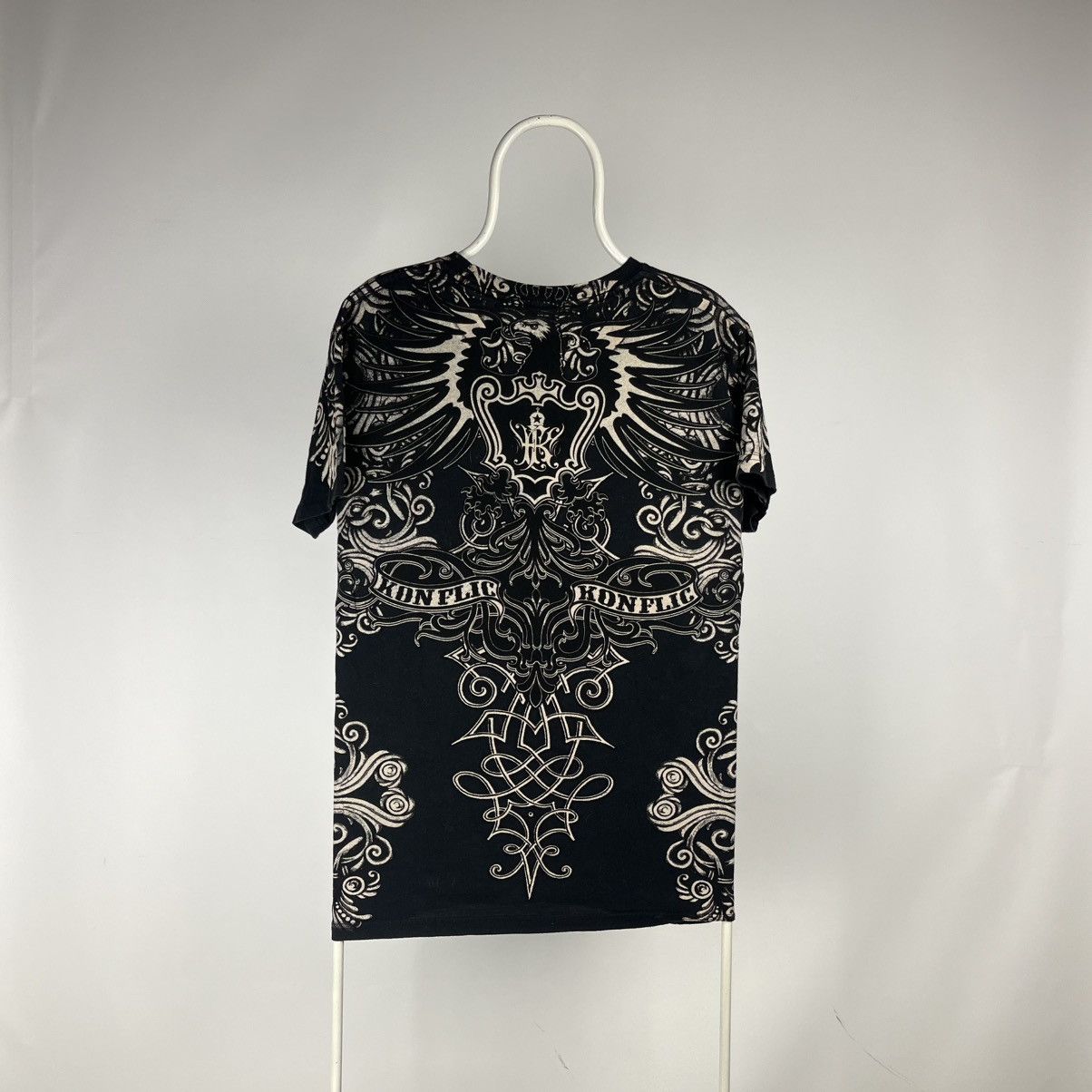 Affliction Konflic tshirt crazy shirt band tee size Large Size US L / EU 52-54 / 3 - 2 Thumbnail