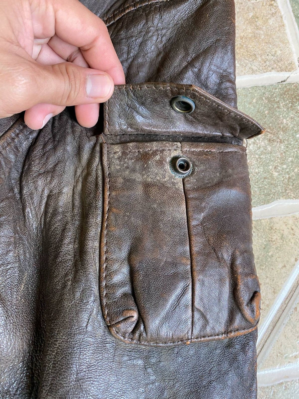 Japanese Brand × Vintage VINTAGE HOUSTON JAPAN IS 674 MS FLIGHT JACKET Size US S / EU 44-46 / 1 - 3 Thumbnail