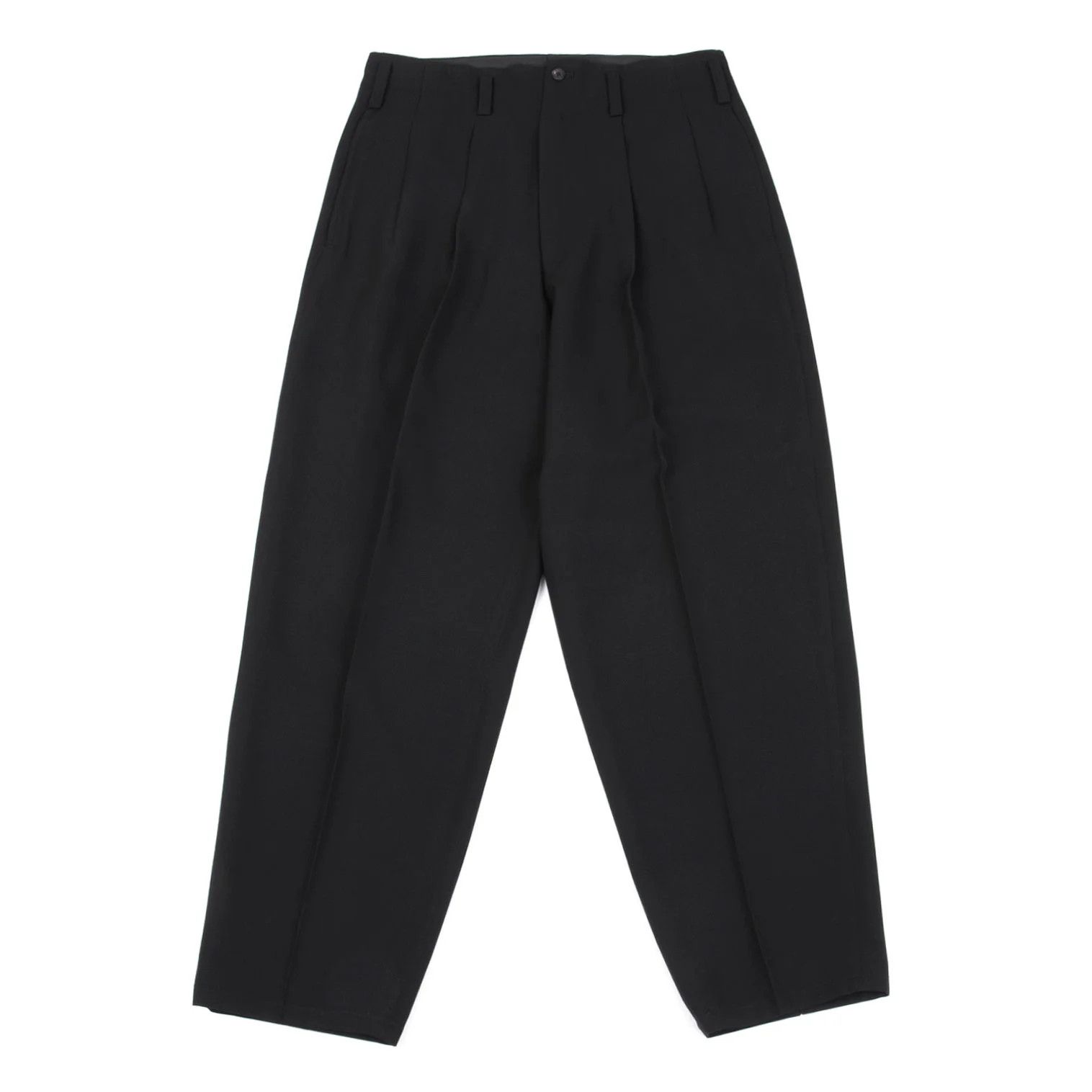 Yohji Yamamoto Yohji Yamamoto Wool Gabardine Trousers Black Size US 30 / EU 46 - 1 Thumbnail