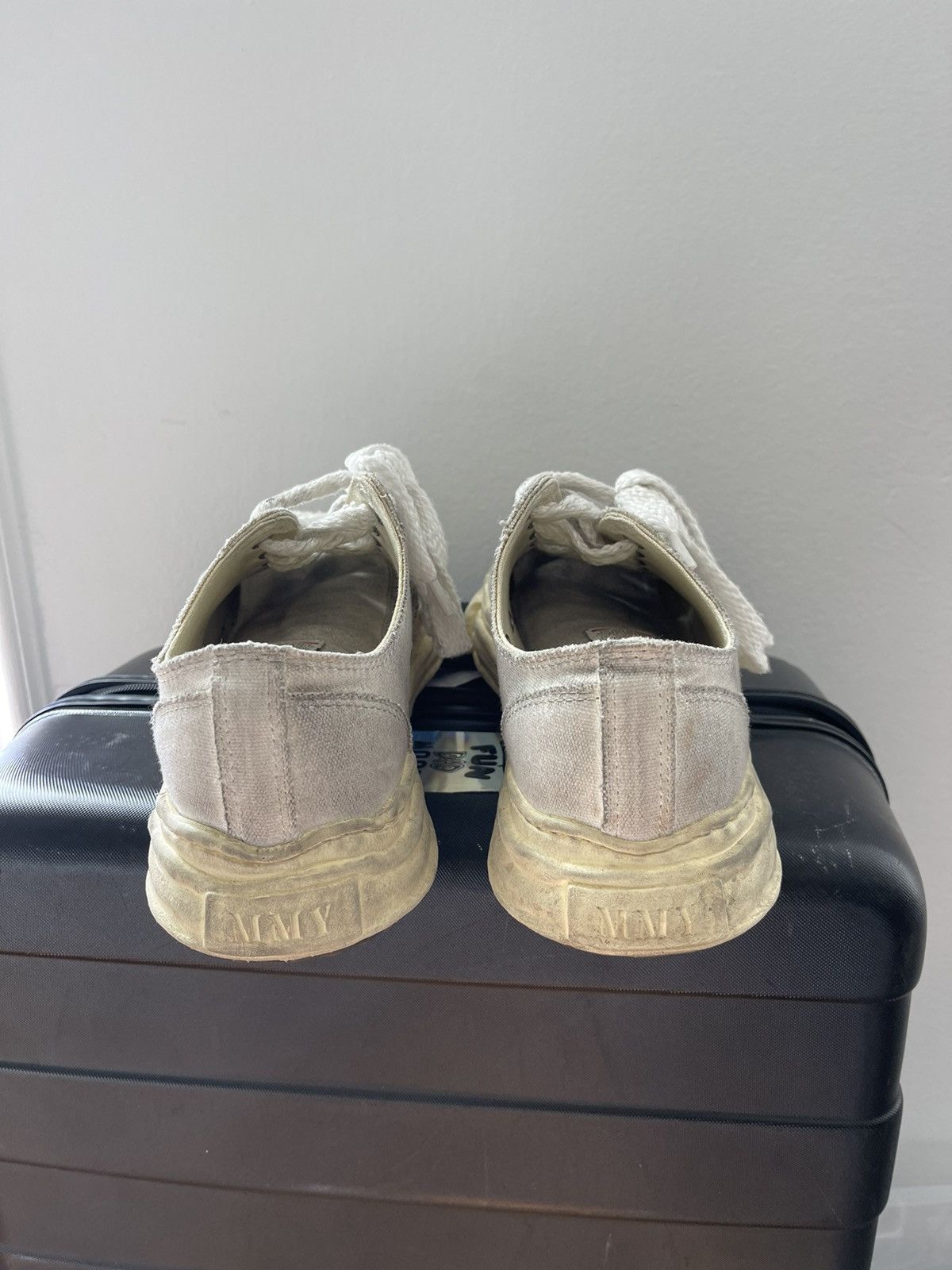 Maison MIHARA YASUHIRO Maison Mihara Yasuhiro OG Sole Canvas White Distressed Size US 10.5 / EU 43-44 - 5 Thumbnail
