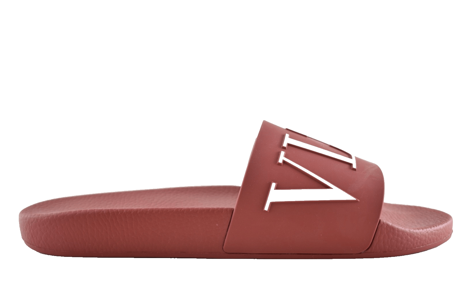 Valentino Garavani VLTN White Logo Rubber Pool Slide Sandal Flip 44 11 Size US 11 / EU 44 - 1 Thumbnail
