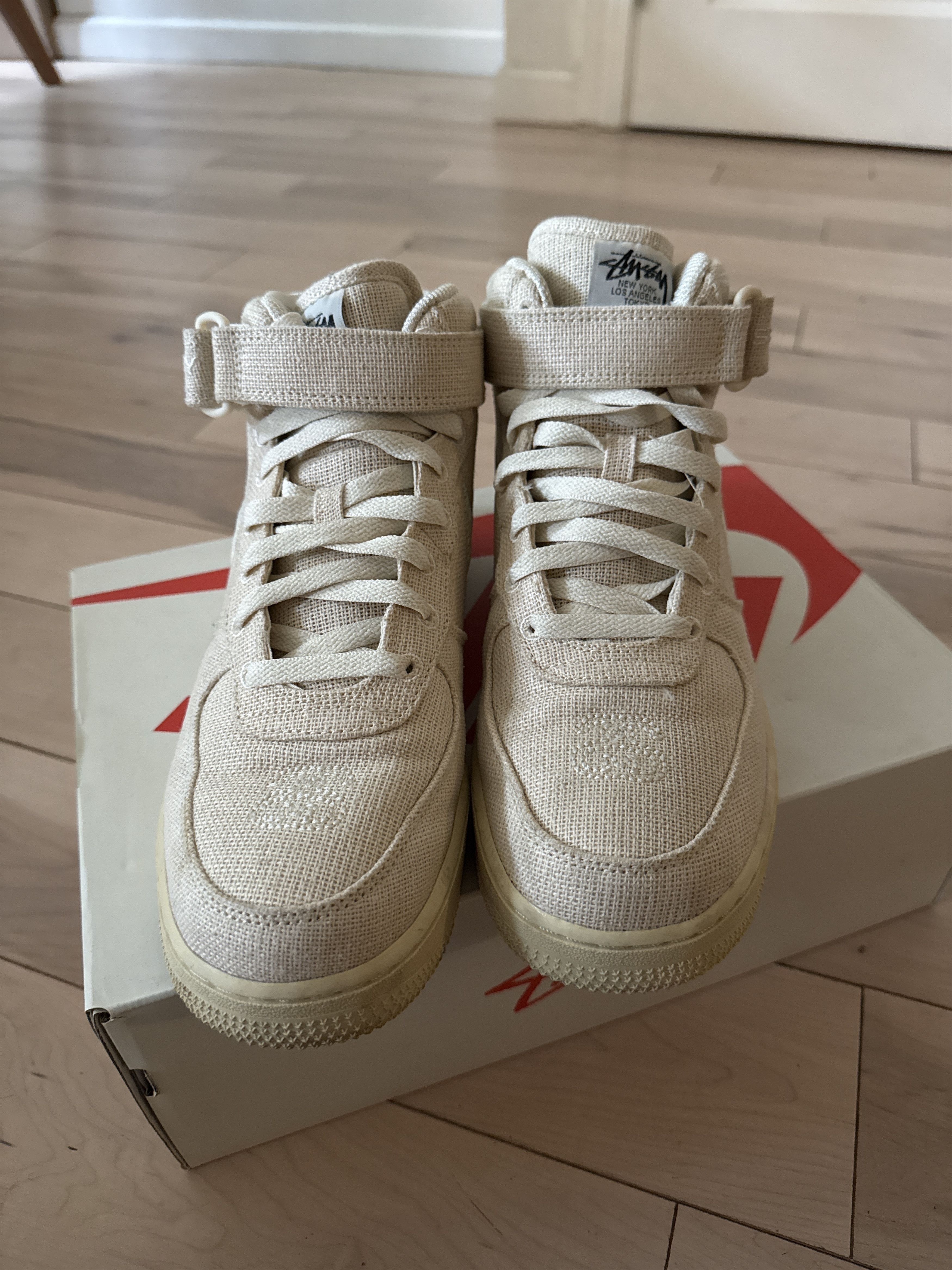 Nike × Stussy Air Force 1 ‘07 MID SP Nike x Stussy Sneakers Size US 9.5 / IT 39.5 - 2 Thumbnail
