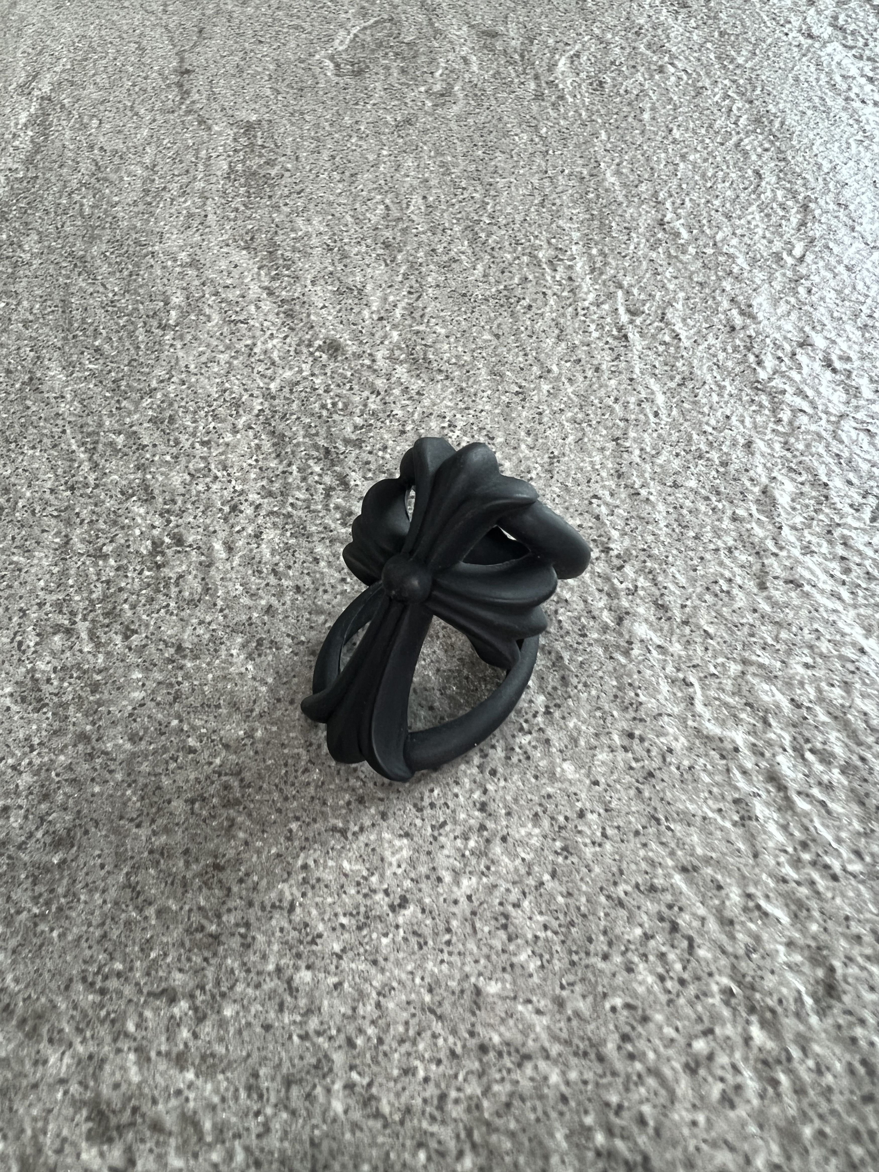 Chrome Hearts Chrome Hearts Black Bow Rubber Ring 2022 Size ONE SIZE - 2 Thumbnail