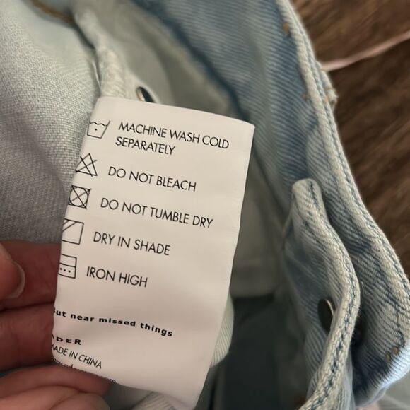 Ader Error NEW Ader error Innersy deconstructed straight leg jeans 26 Size 26" / US 2 / IT 38 - 8 Thumbnail