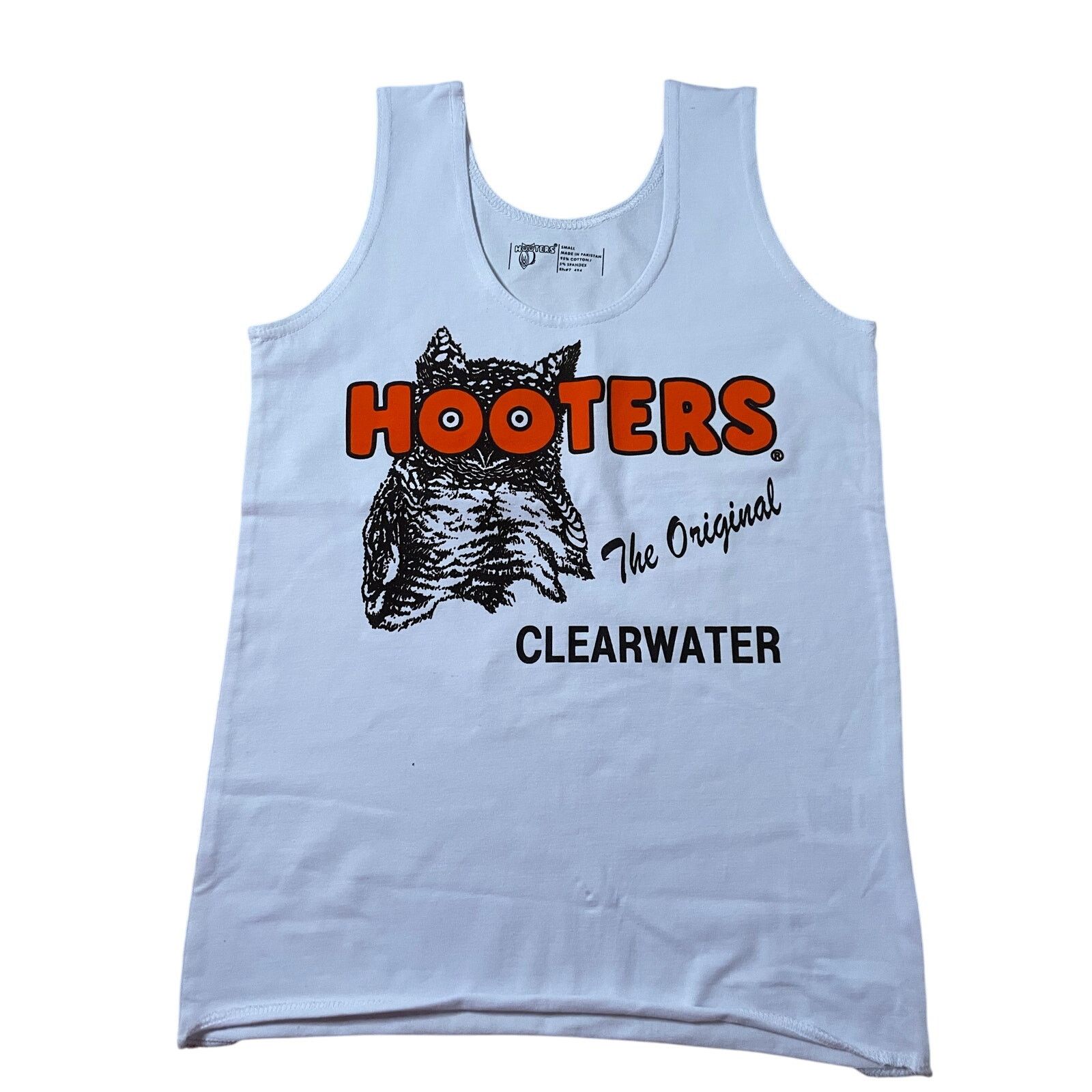 Other New Hooters Uniform Tank Shorts Pouch Tag Socks hose Small Size S / US 4 / IT 40 - 7 Thumbnail