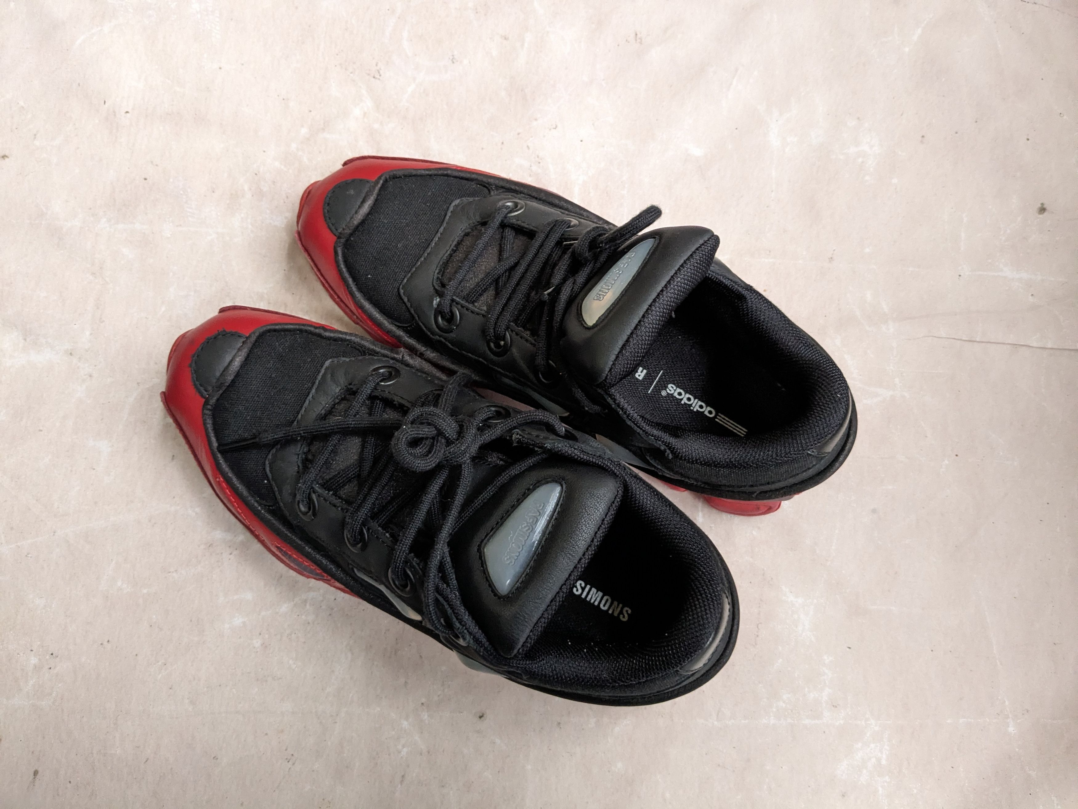 Raf Simons Adidas Raf Simons Ozweego 3 Black Scarlet DA8775 Black 7 Size US 7 / EU 40 - 10 Thumbnail
