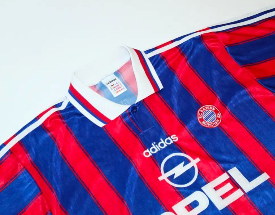 Adidas 1996/1997 Adidas Bayern Munich jersey Size US XL / EU 56 / 4 - 9 Thumbnail