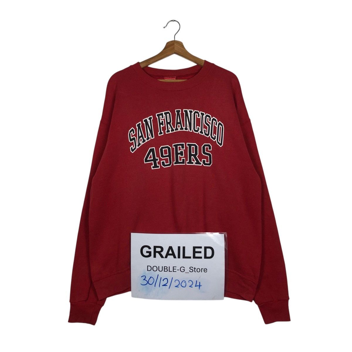 NFL × Vintage 📌Vintage Sweatshirt Crewneck San Francisco 49Ears Size US L / EU 52-54 / 3 - 1 Thumbnail