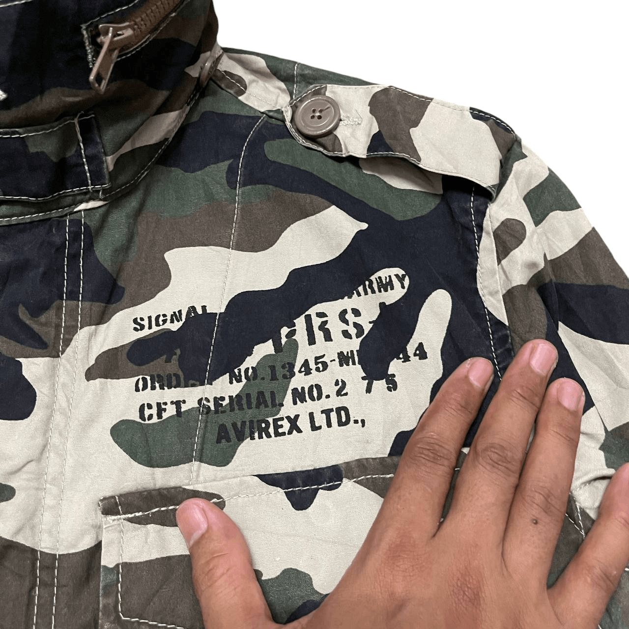 Avirex Vintage Avirex Camouflage Jacket Military Size US M / EU 48-50 / 2 - 5 Thumbnail