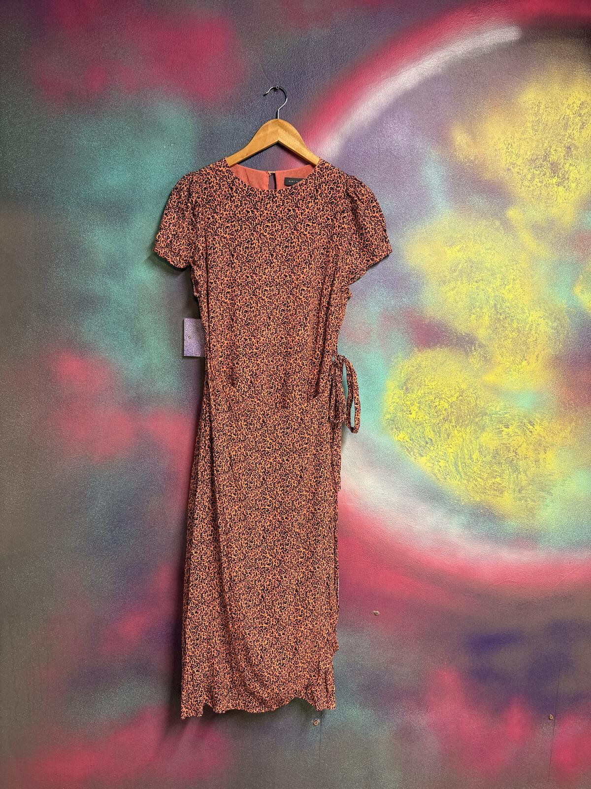 Other Mint velvet leopard print short sleeve wrap Midi Dress Size M / US 6-8 / IT 42-44 - 1 Thumbnail