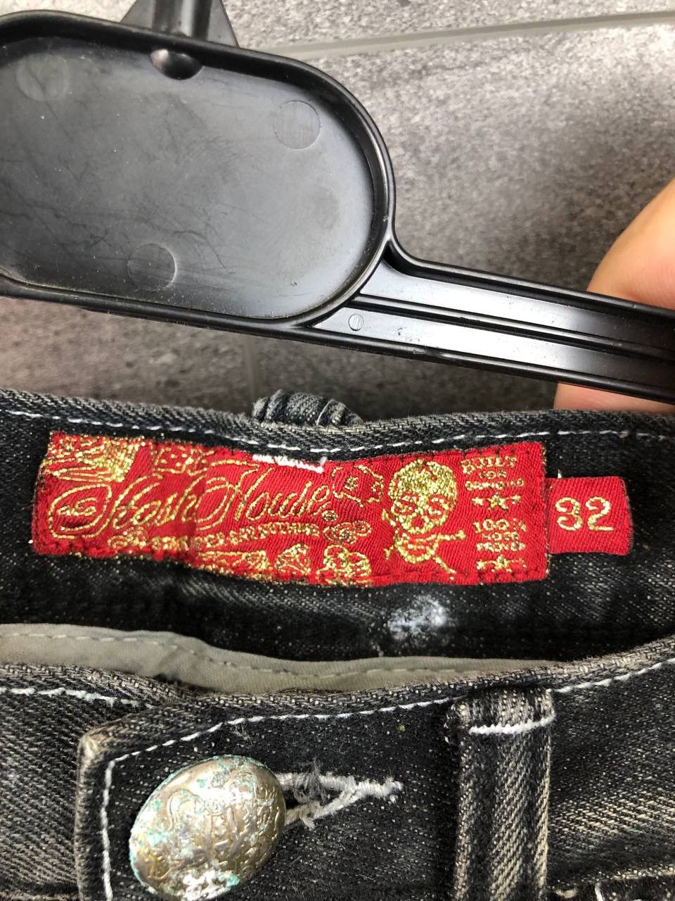 Japanese Brand Vintage Denim Jeans Japanese Crazy Distressed Faded Pants Size US 32 / EU 48 - 15 Thumbnail
